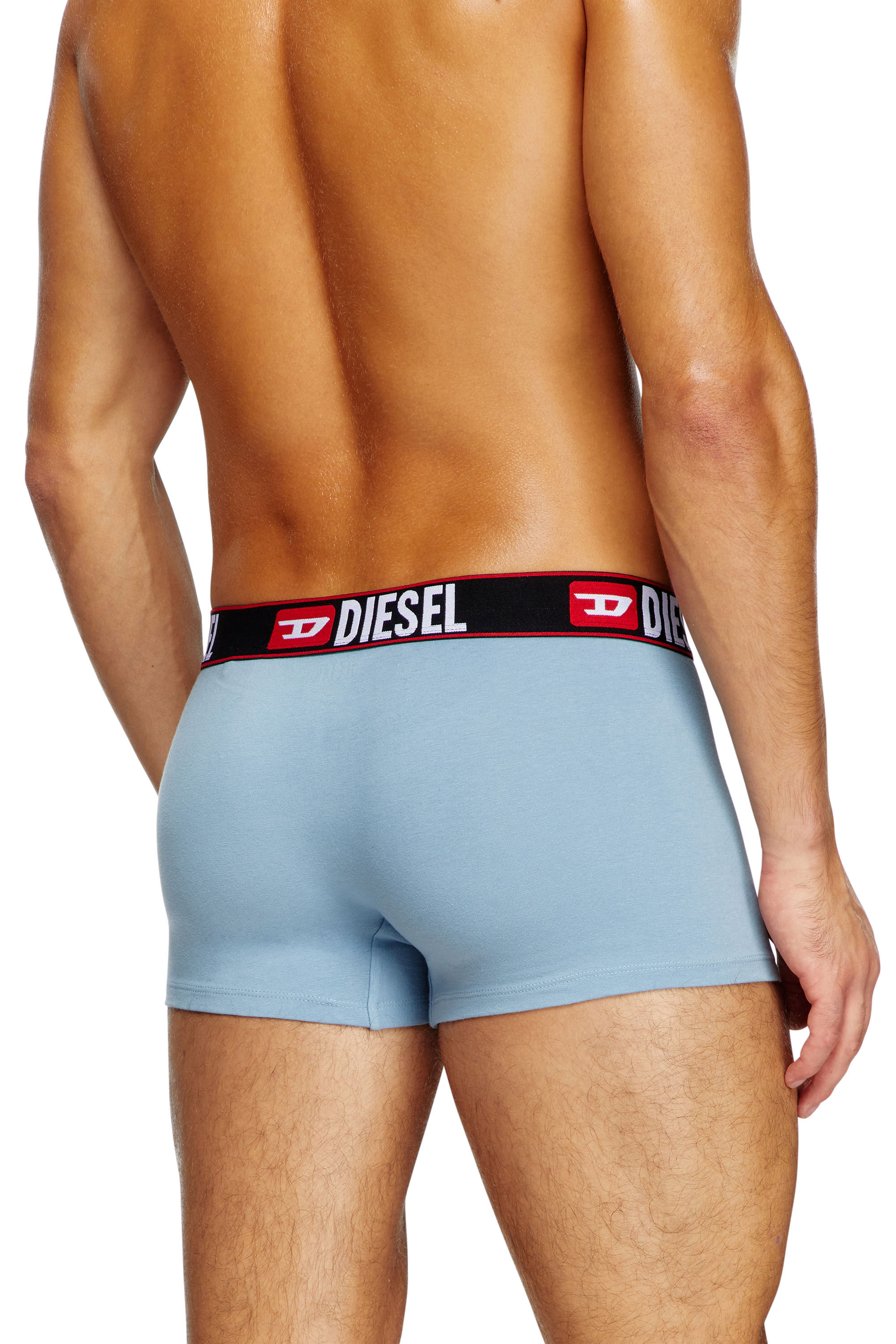 Diesel - UMBX-DAMIENTHREEPACK, Paquete de 3 bóxers ajustados con motivo nublado Hombre in Azul marino - 3