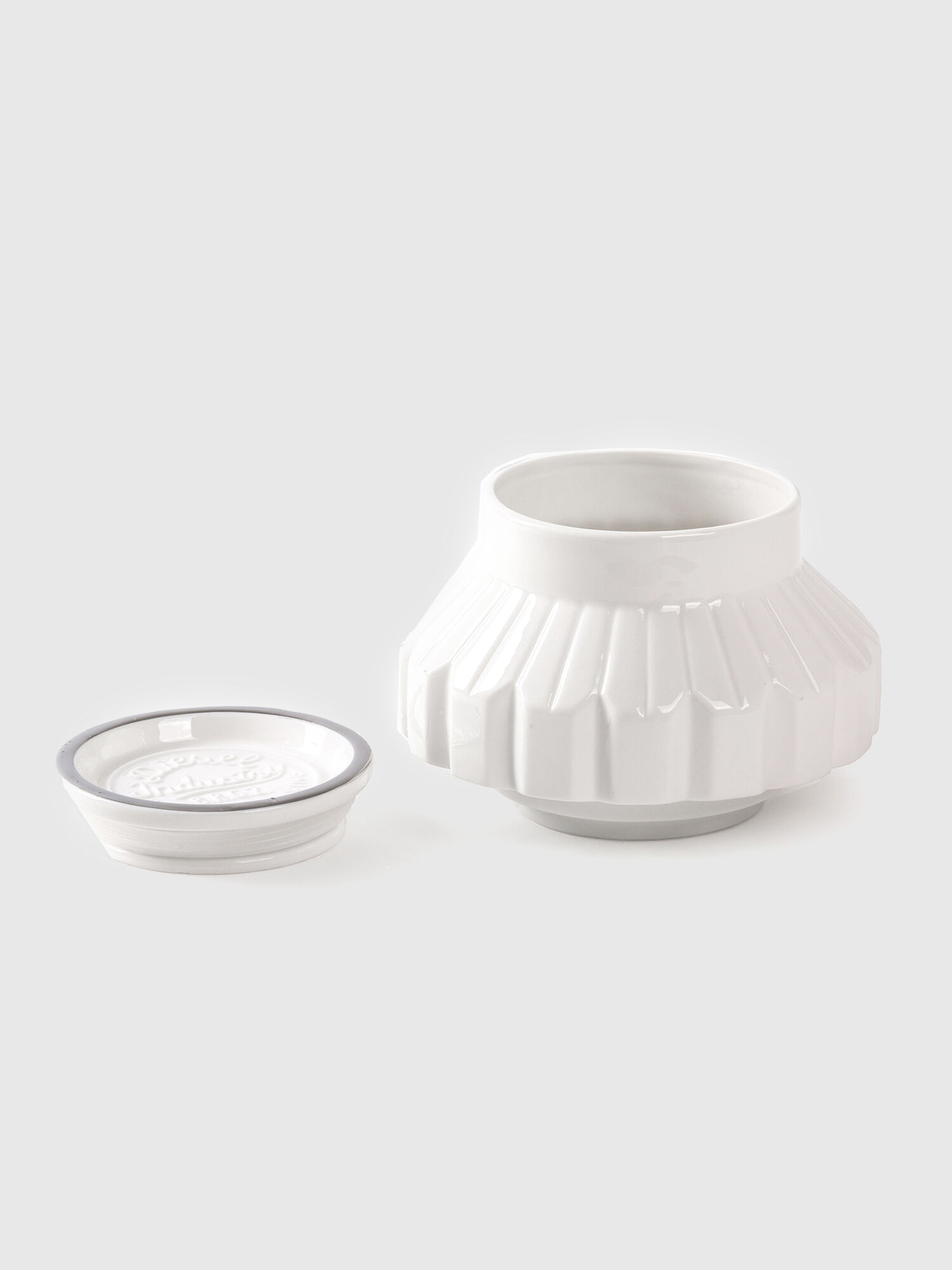 Diesel - 10905 SIL MACHINE, Frasco mediano de porcelana Unisex in Blanco - 1