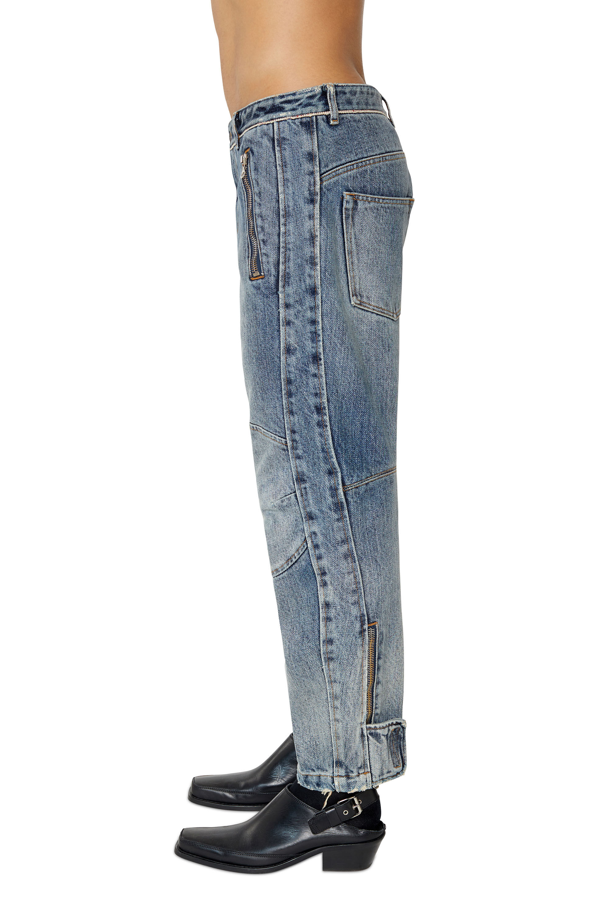 Diesel - D-Generate 0IHAS Straight Jeans, Azul medio - Image 5