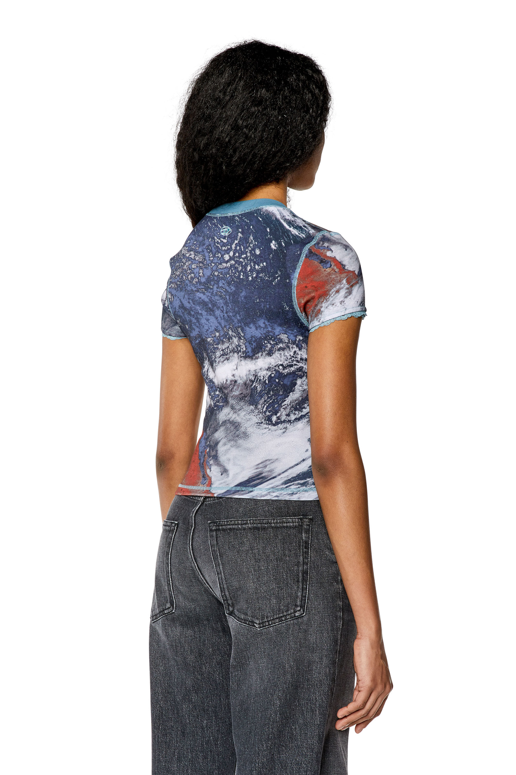 Diesel - T-SKINZY-LACE, Blue - Image 5