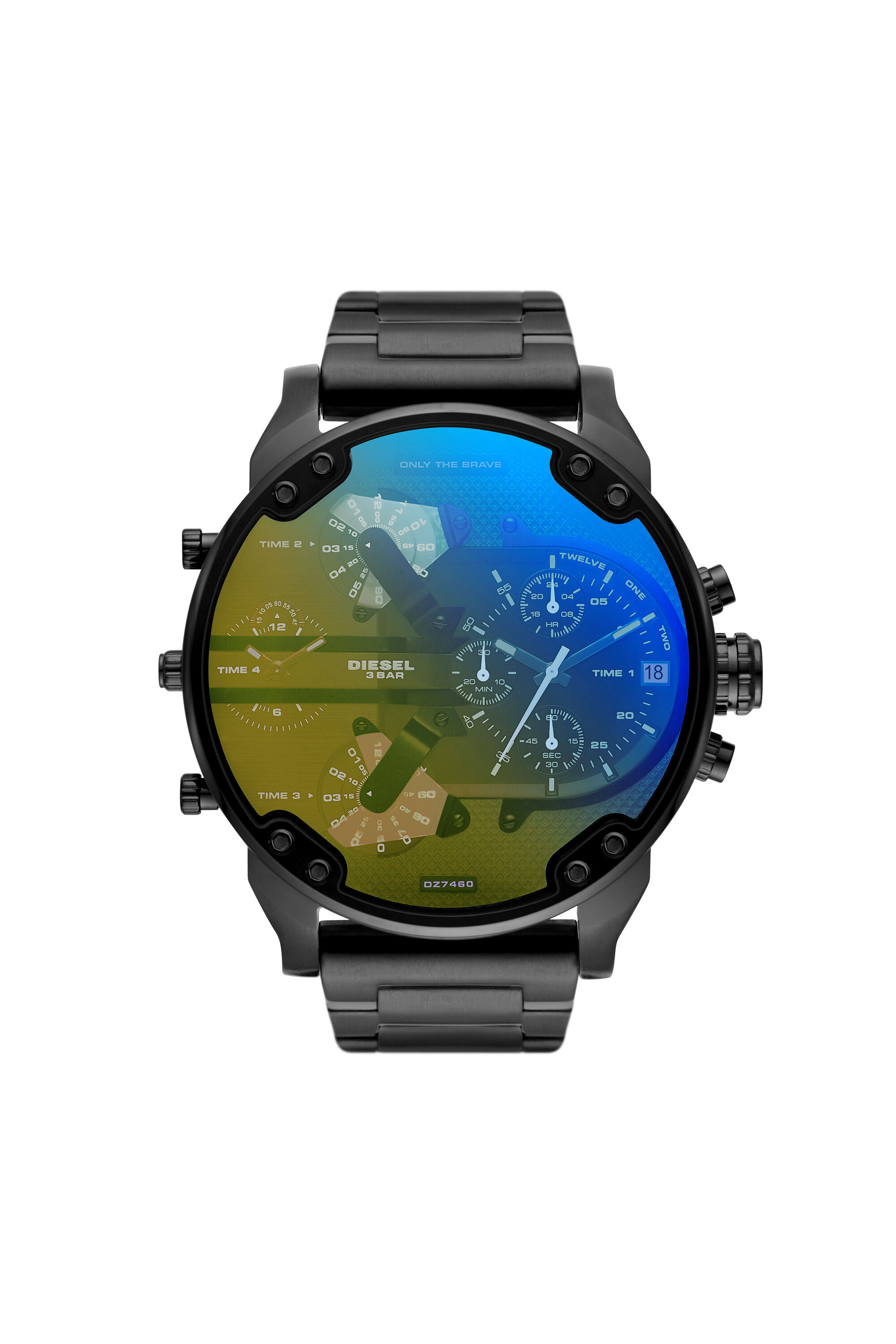 Diesel - DZ7460, Reloj Mr. Daddy 2.0 gris plomo grabado Hombre in Negro - 1