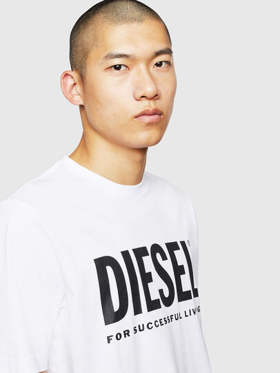 T-JUST-LOGO, White Diesel - T-JUST-LOGO, White - T-Shirts - Image 3