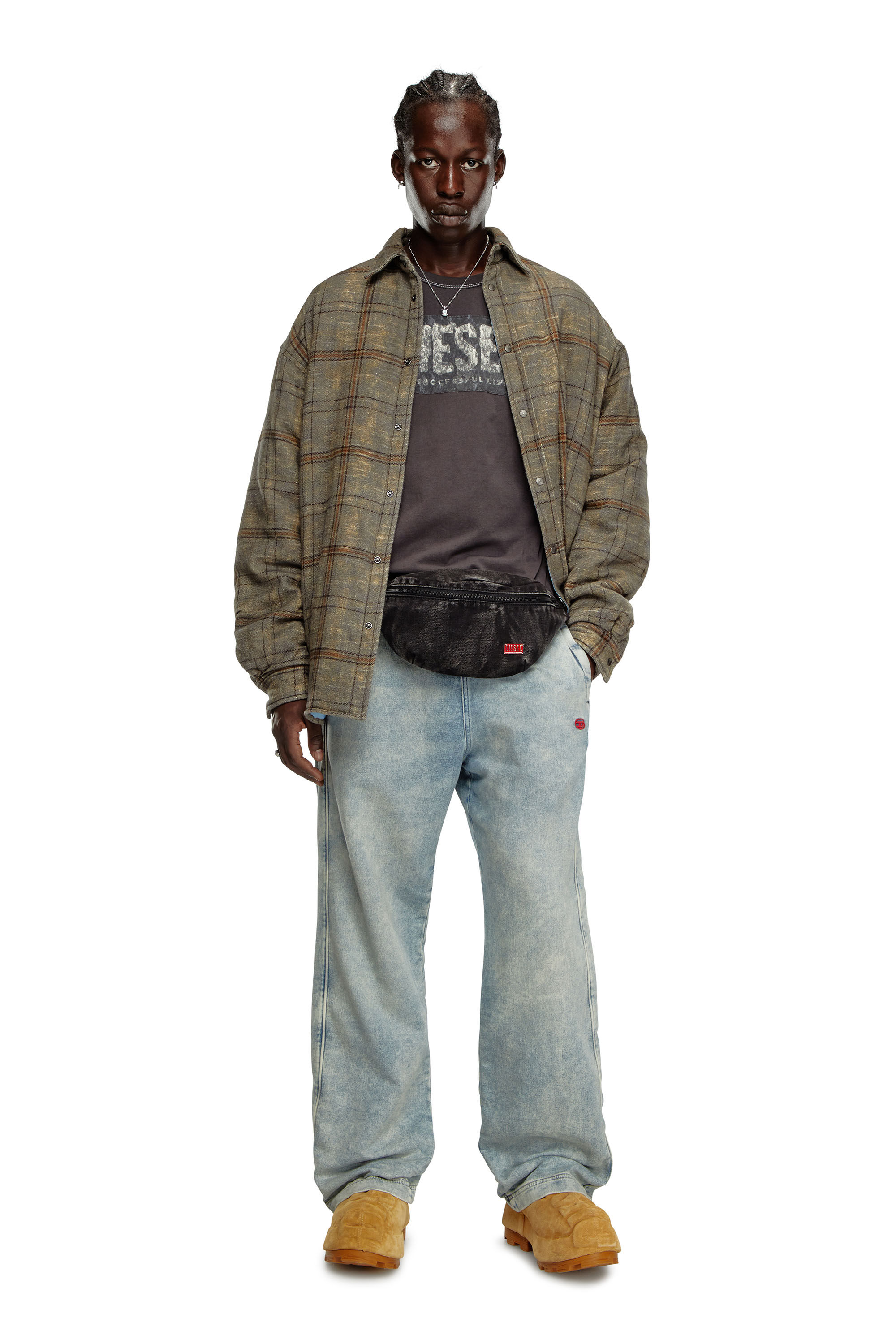 Diesel - T-ADJUST-Q1, Gris - Image 1