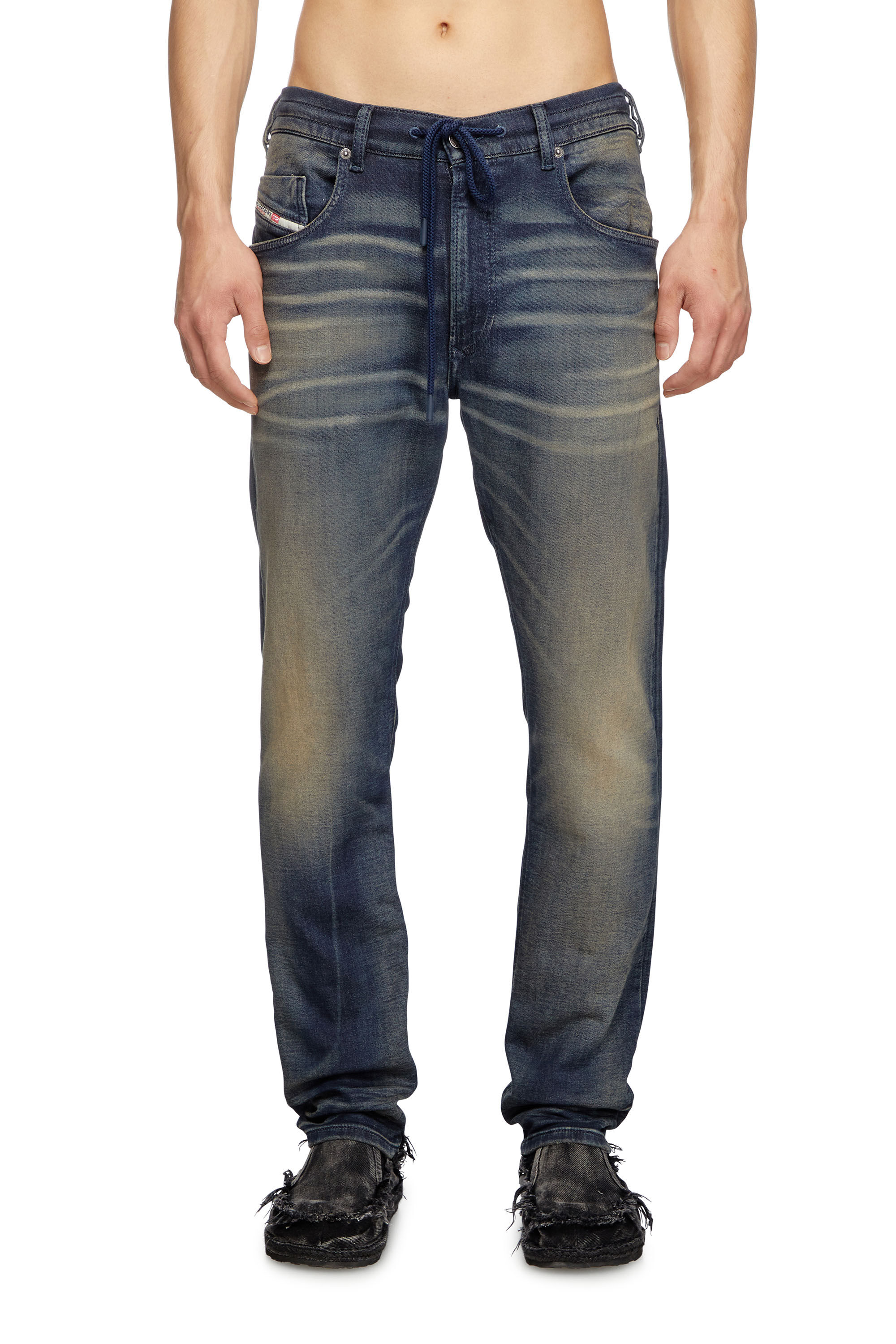 Diesel - Regular 2030 D-Krooley Joggjeans® 068PM Hombre, Azul Oscuro - 3