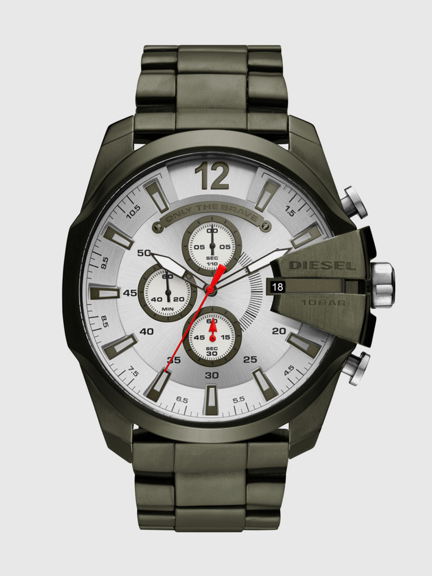 DZ4478 Man Olive Diesel tag watch 51 mm Diesel