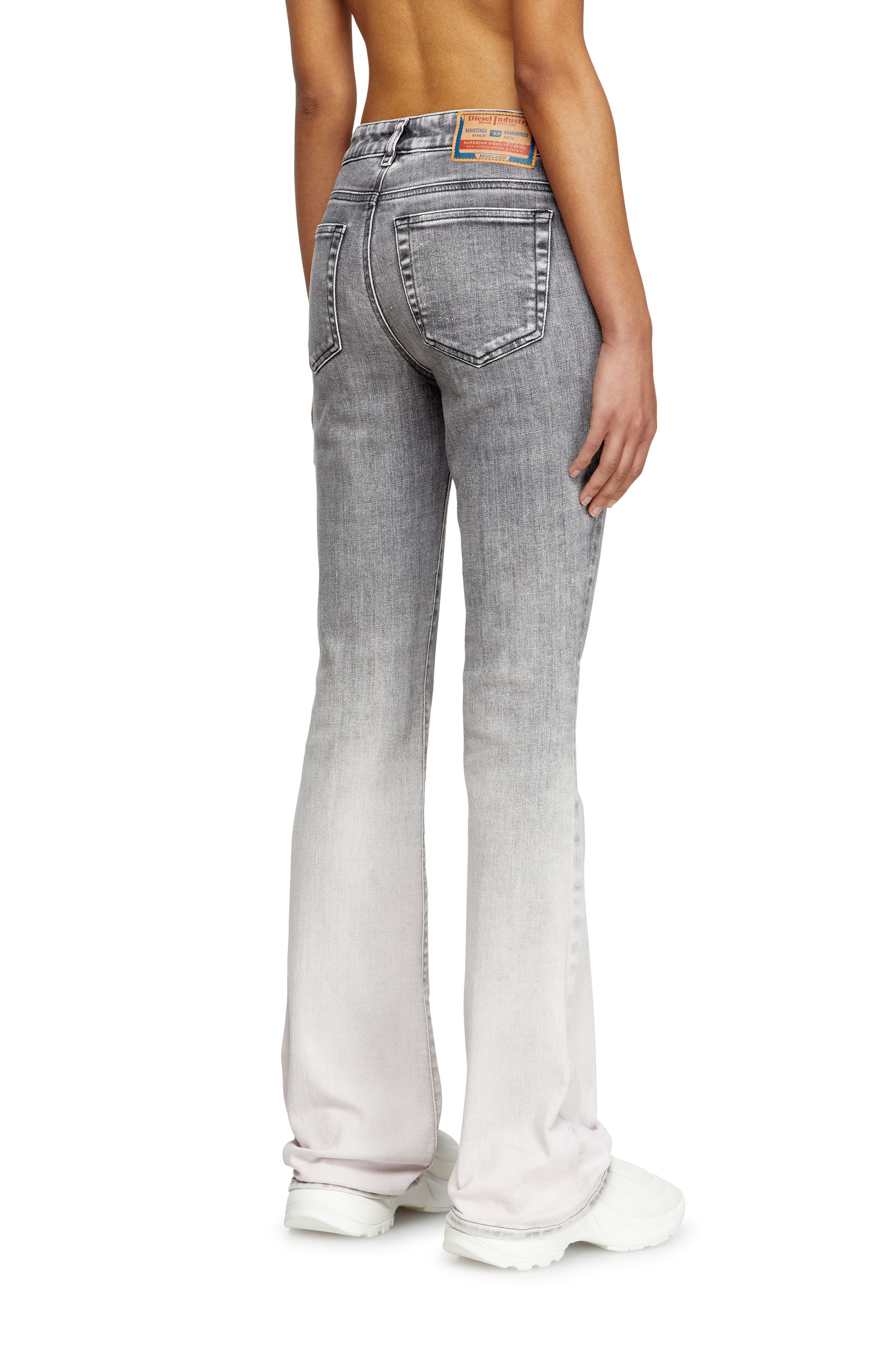 Diesel - Woman's Bootcut Jeans 1969 D-Ebbey 09K53, Light Grey - 5