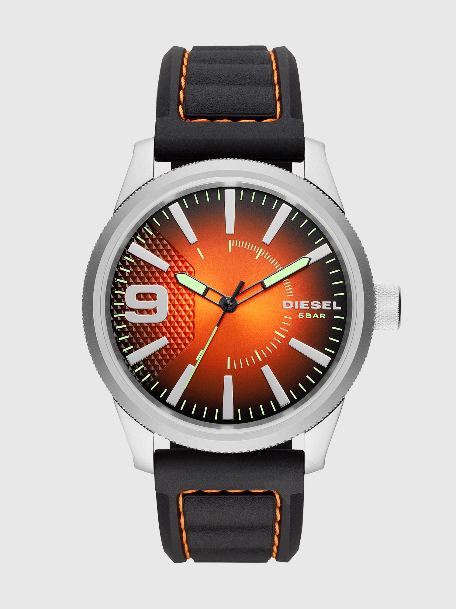 Diesel watch orange cheap