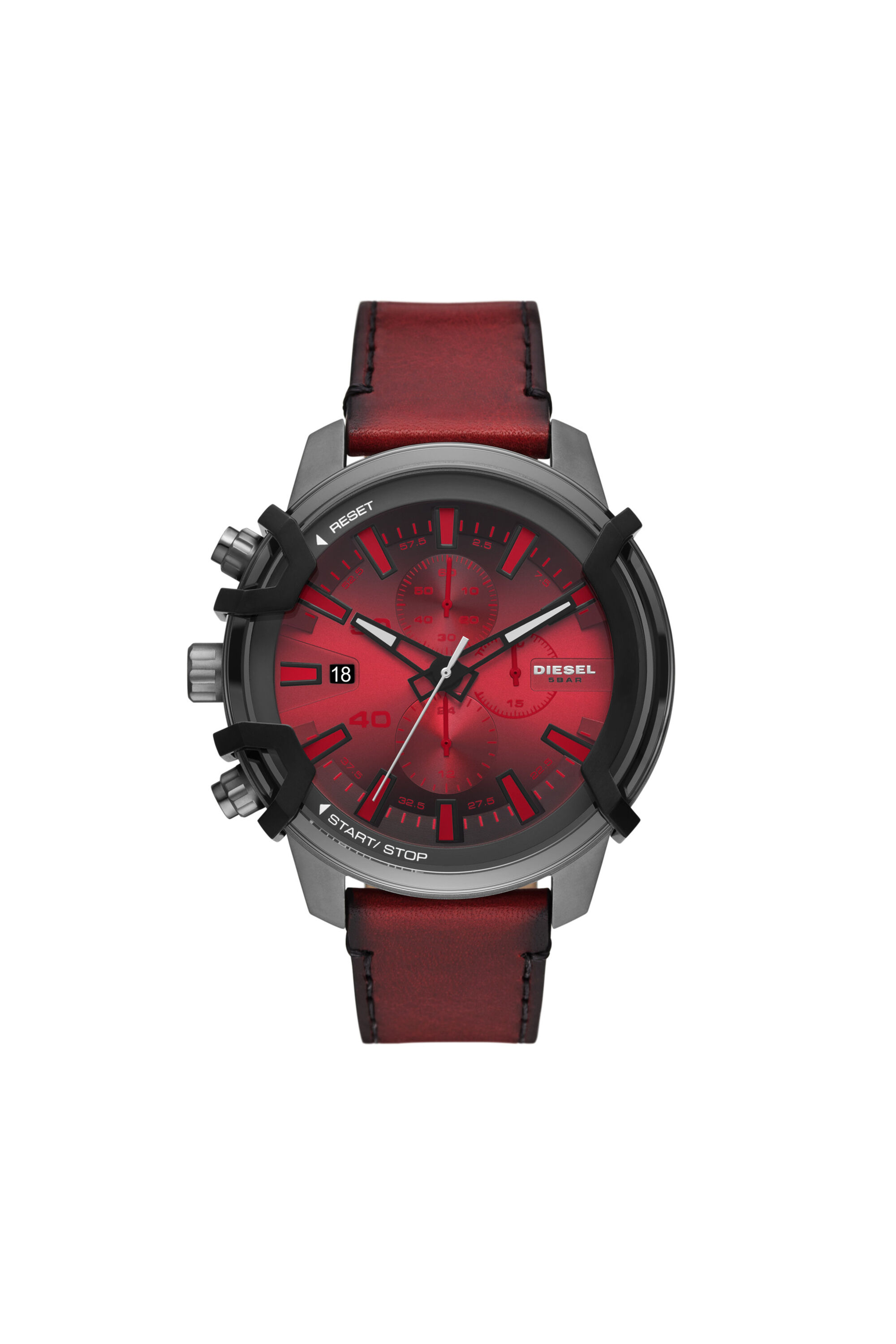 Diesel watch red colour new arrivals