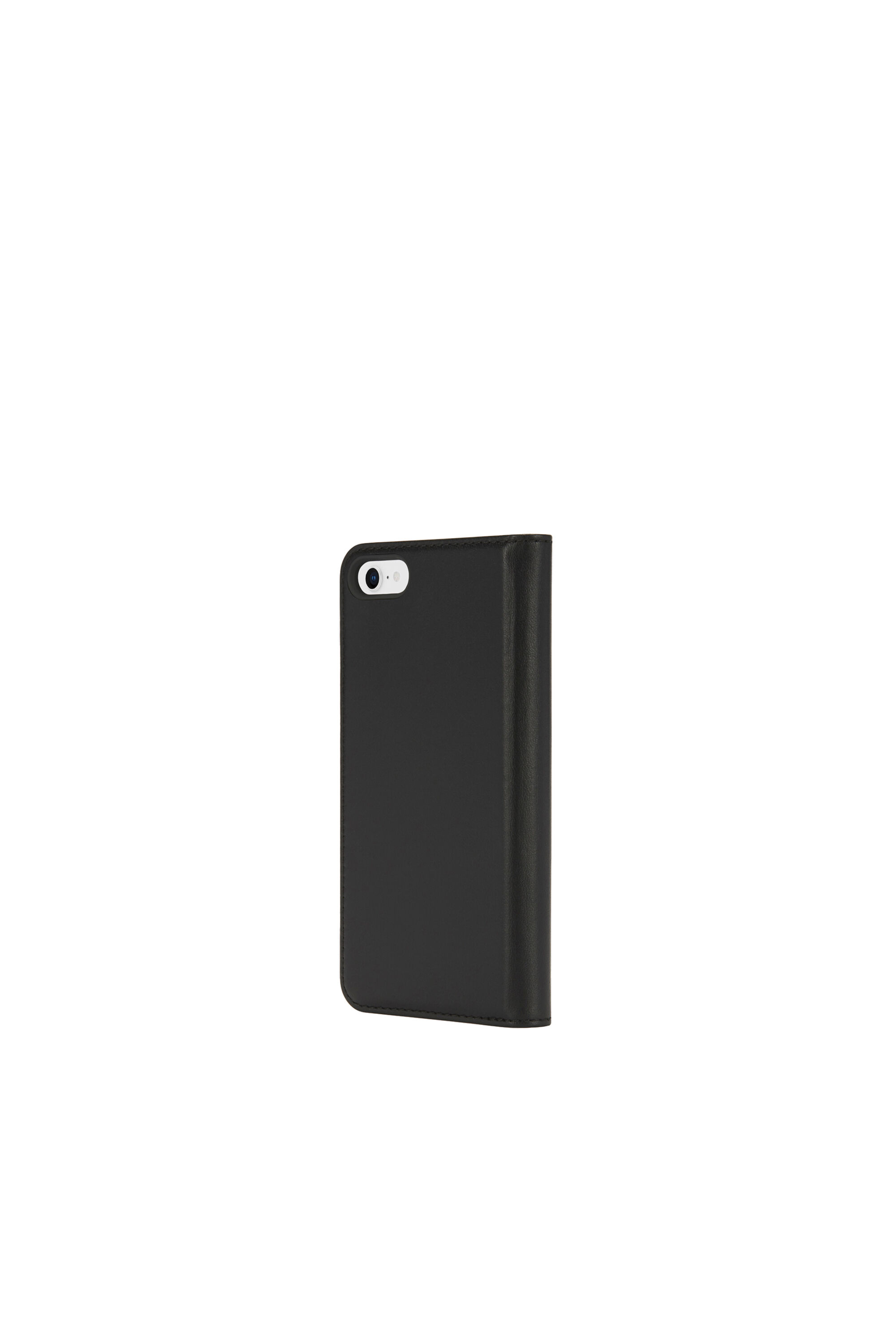 Diesel - SLIM LEATHER FOLIO IPHONE 8/7, Unisex's Slim leather folio with logo,  iPhone 8/7 in Black - 3