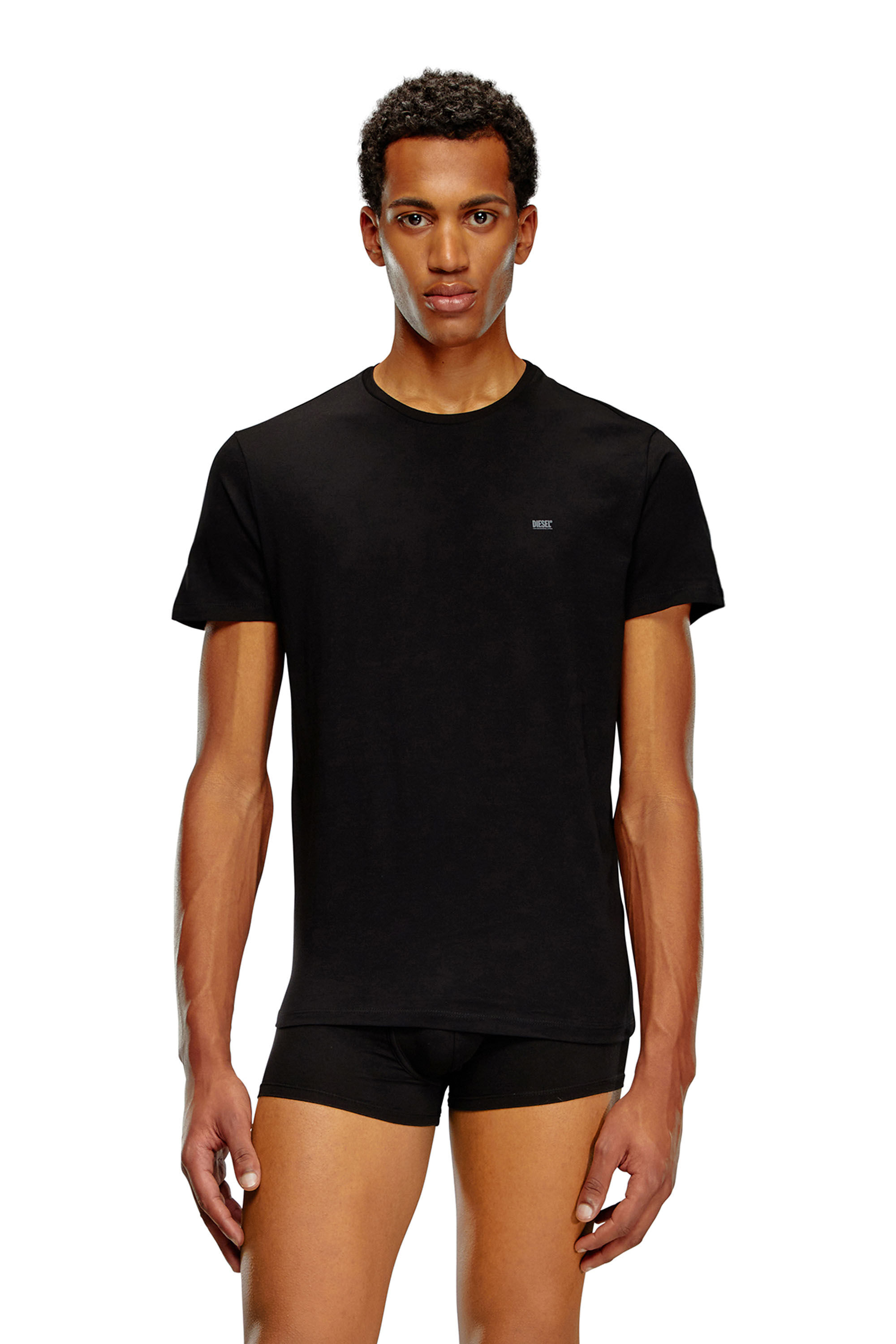 Diesel UMTEE Jake 3 Pack T Shirts Black male Small