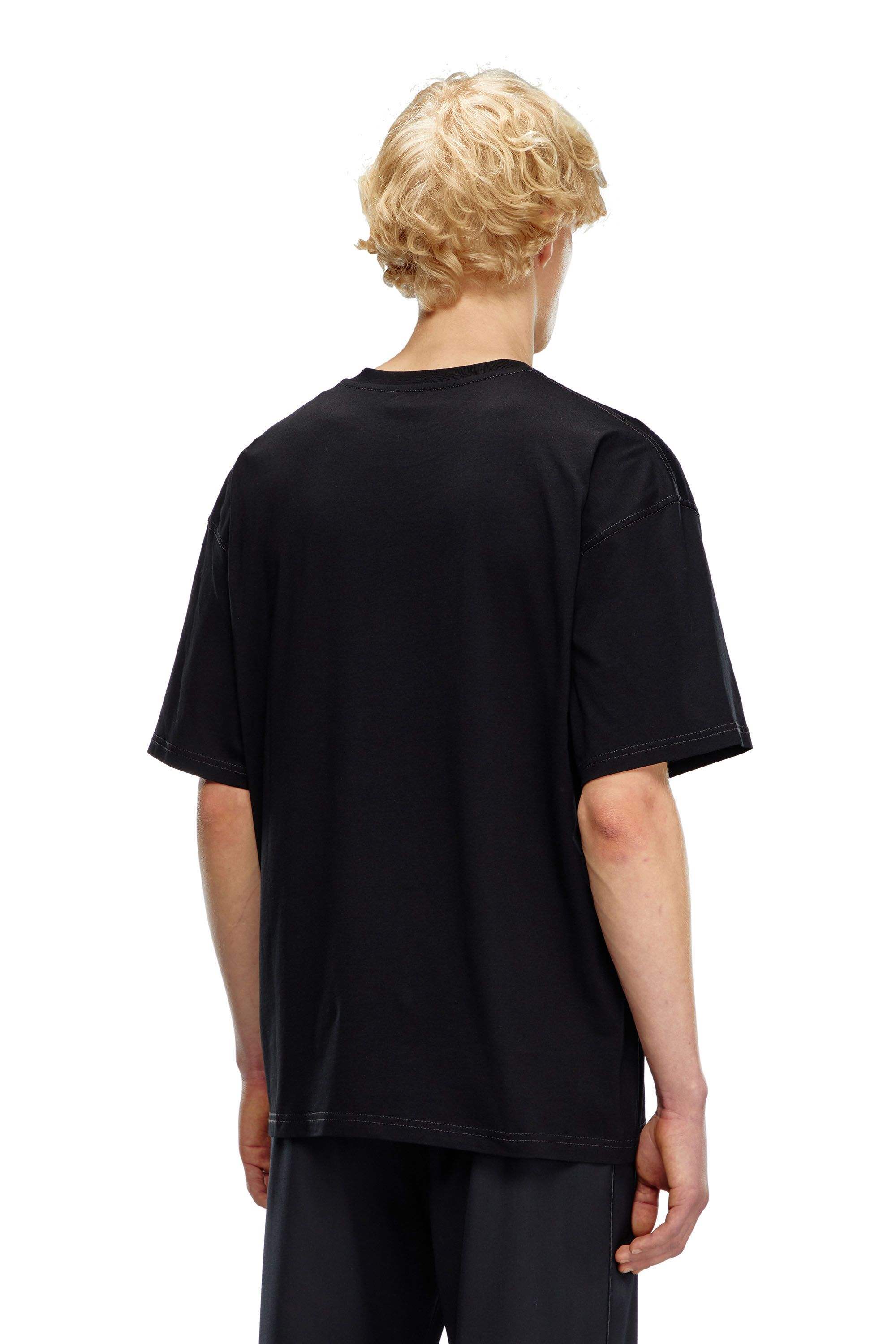 90-00's BASIC EDITIONS マルチボーダー柄 Tシャツ