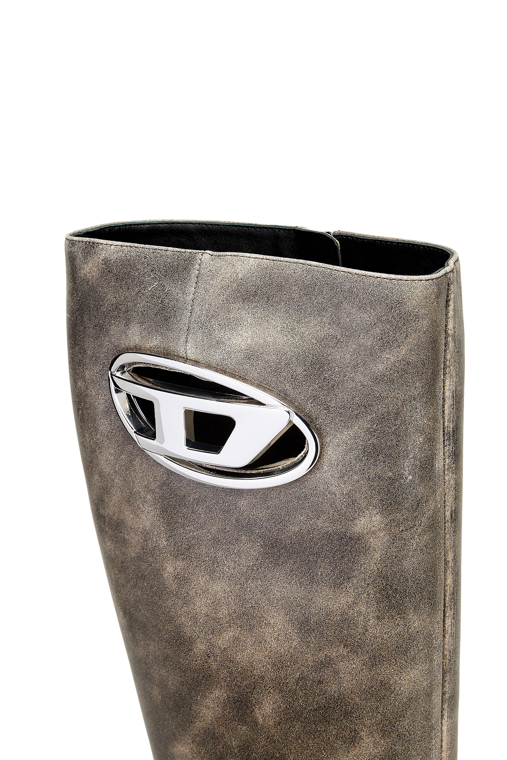 Women's D-Venus HBT - oval D distressed leather boots Women's D-Venus HBT - oval D distressed leather boots