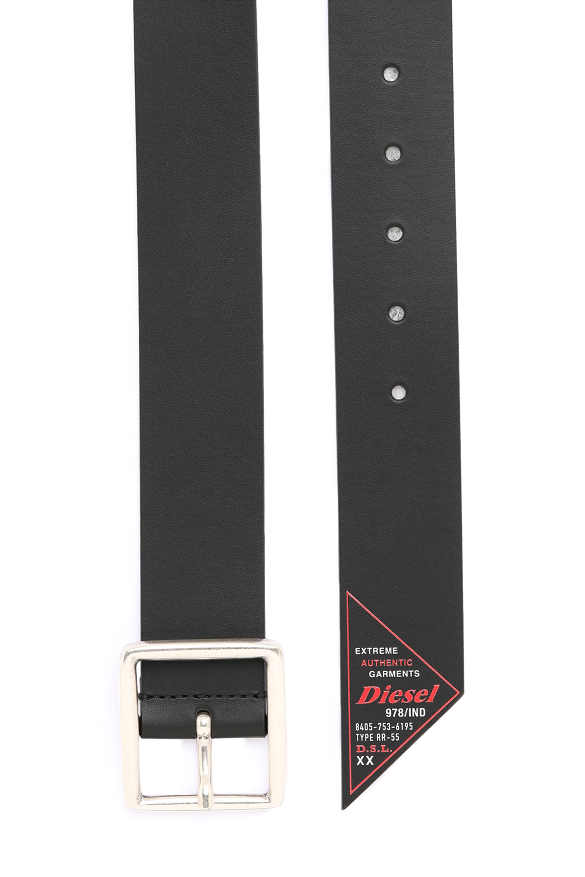 B-LOGO Man: Belt with triangular logo | Diesel