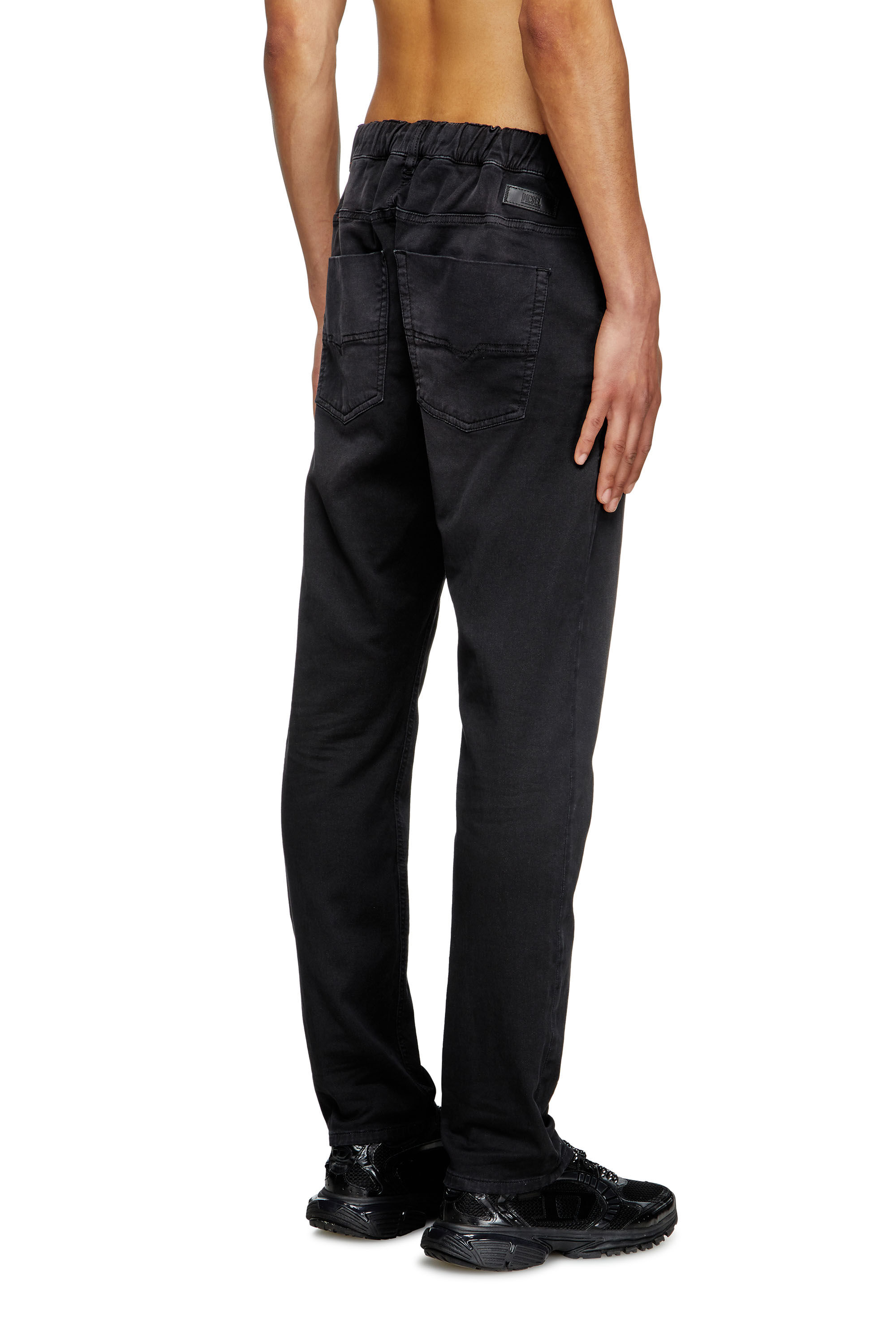 Diesel - Regular 2030 D-Krooley Joggjeans® 0670M Hombre, Negro/Gris oscuro - 4