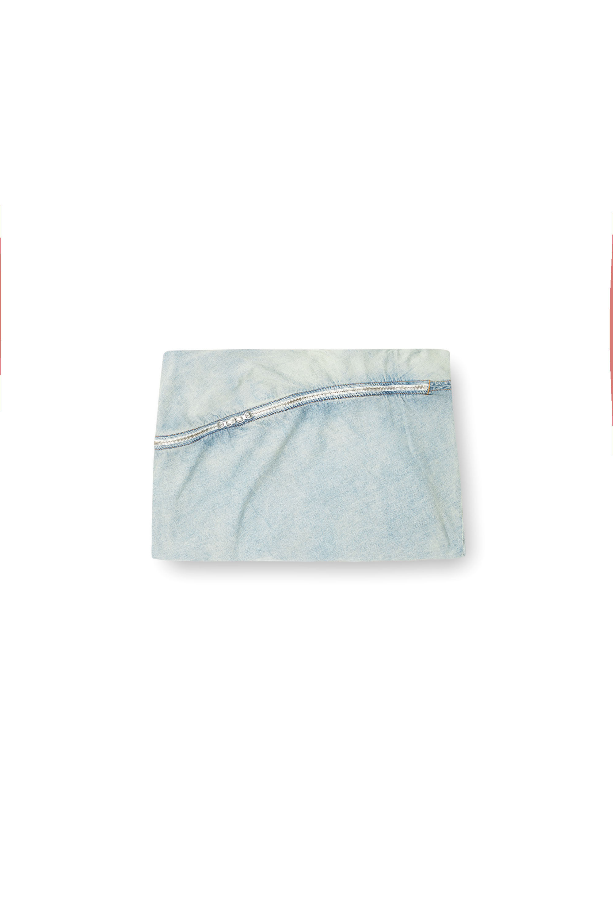 Diesel - DE-CLOT-S1, Falda corta de denim con detalle de cremallera Mujer in Azul marino - 2