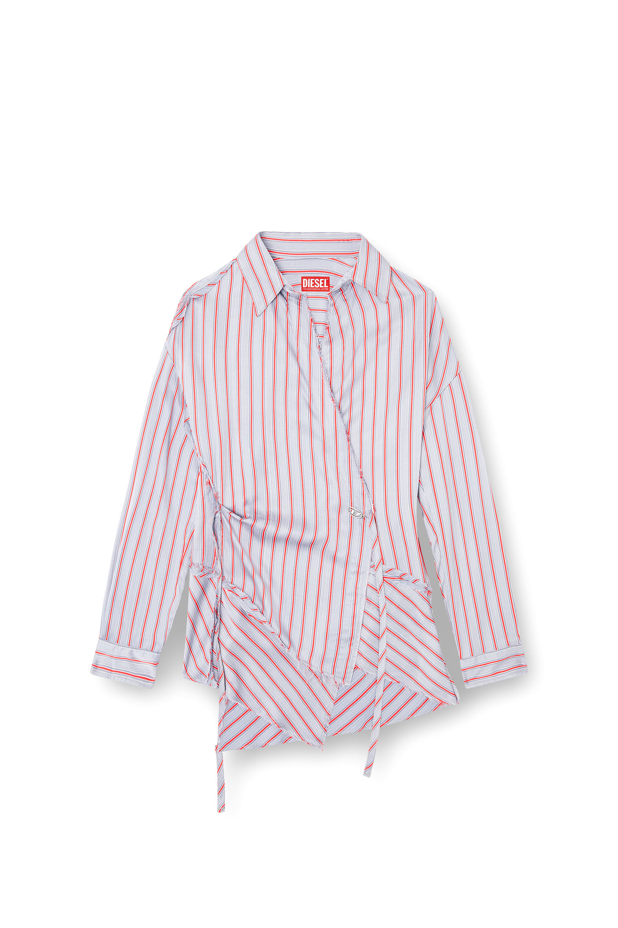 ファッション好きが選ぶ人気ブランドランキング shirt wrap Asymmetrical Women's | Diesel | Multicolor トップス