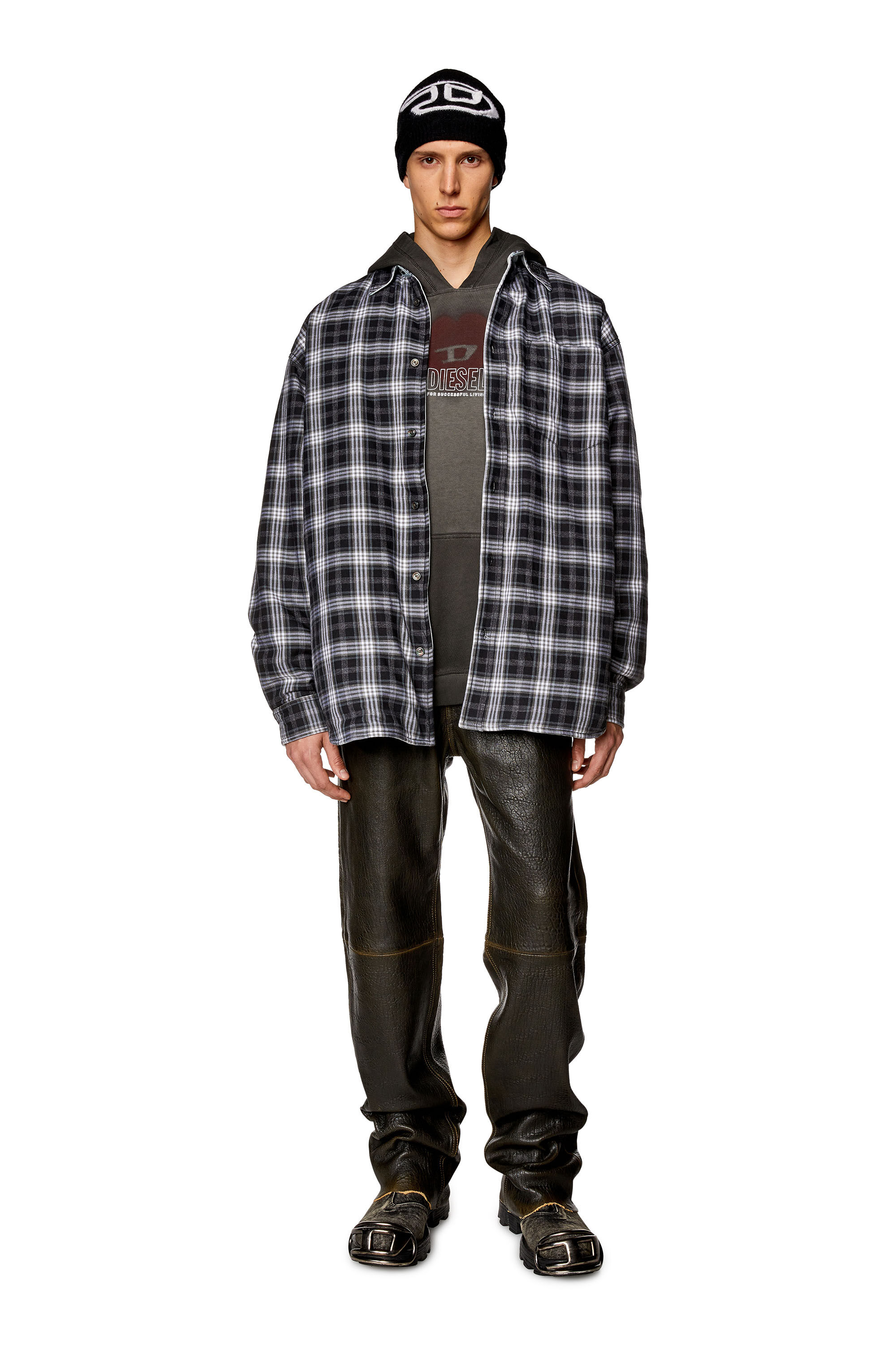 Men's Reversible padded overshirt | Multicolor | Diesel Men's Reversible padded overshirt | Multicolor | Diesel