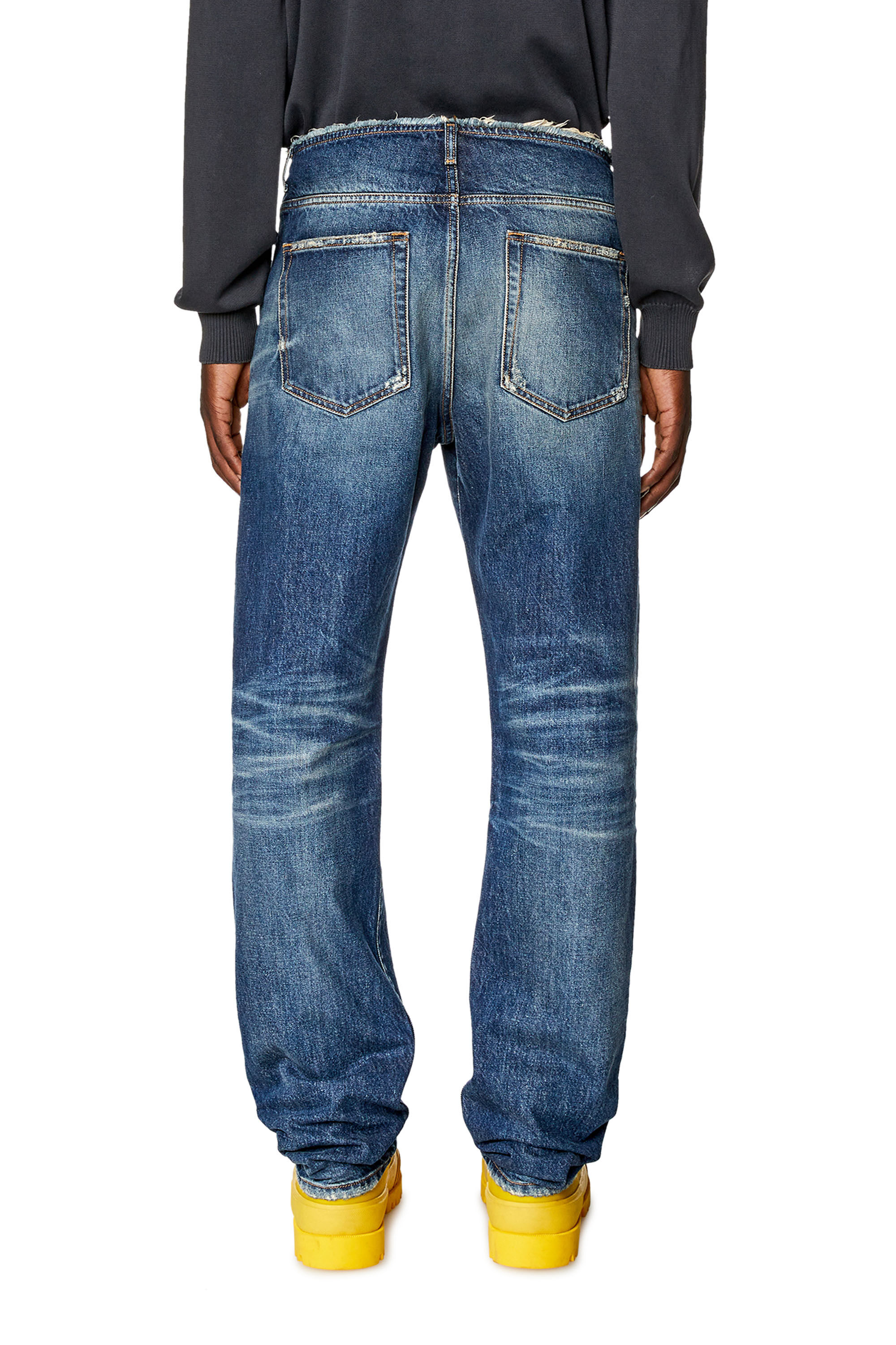 Diesel - Straight Jeans D-Pend 09G92, Azul Oscuro - Image 4