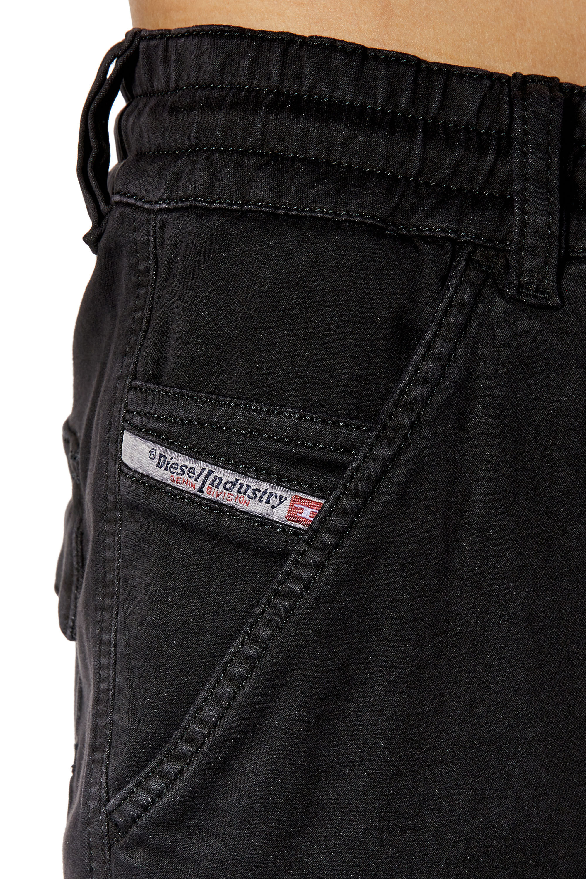 Diesel - Tapered 2030 D-Krooley Joggjeans® 068DY, Negro - Image 5