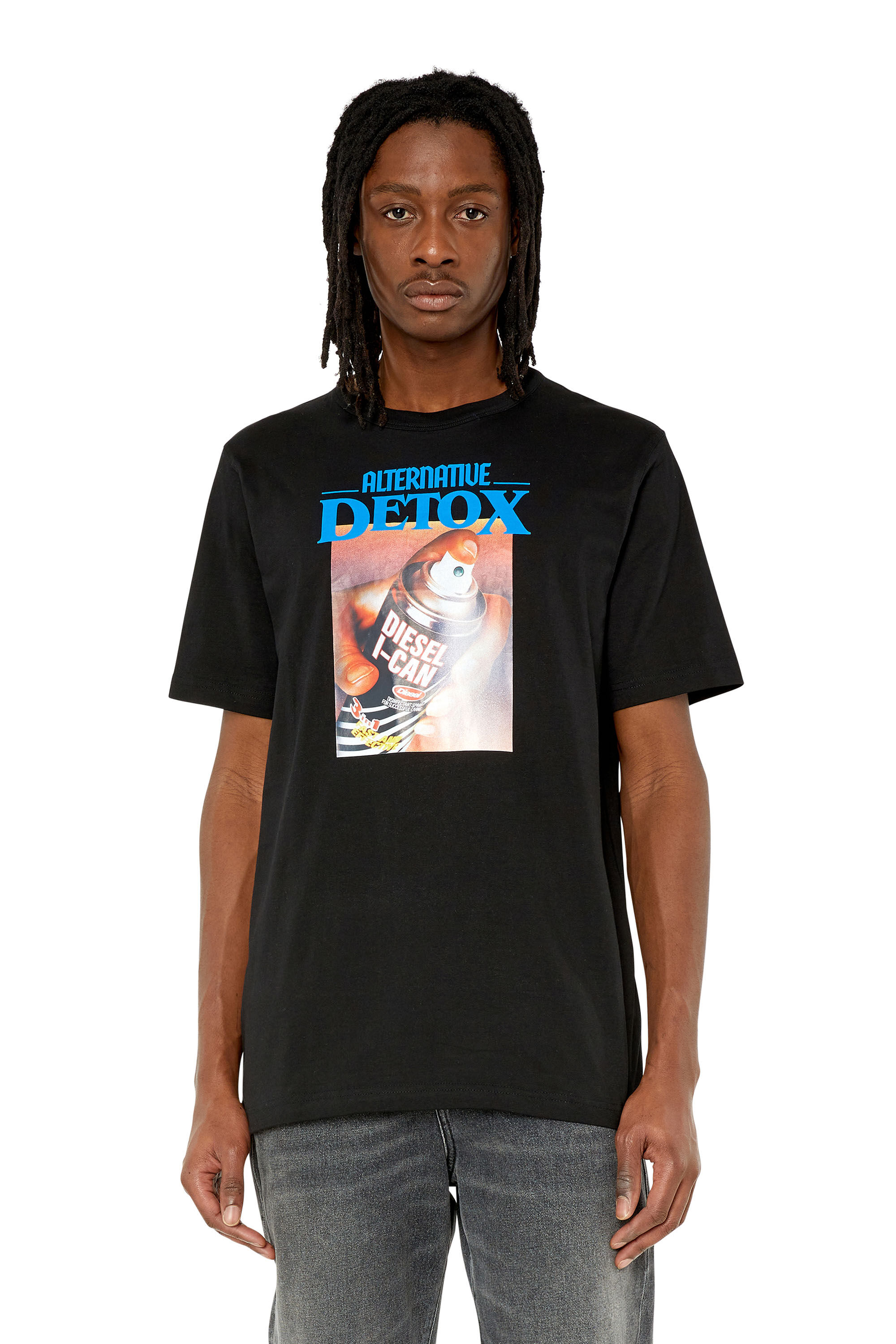 T-JUST-G4 Man: T-shirt with spray can print | Diesel