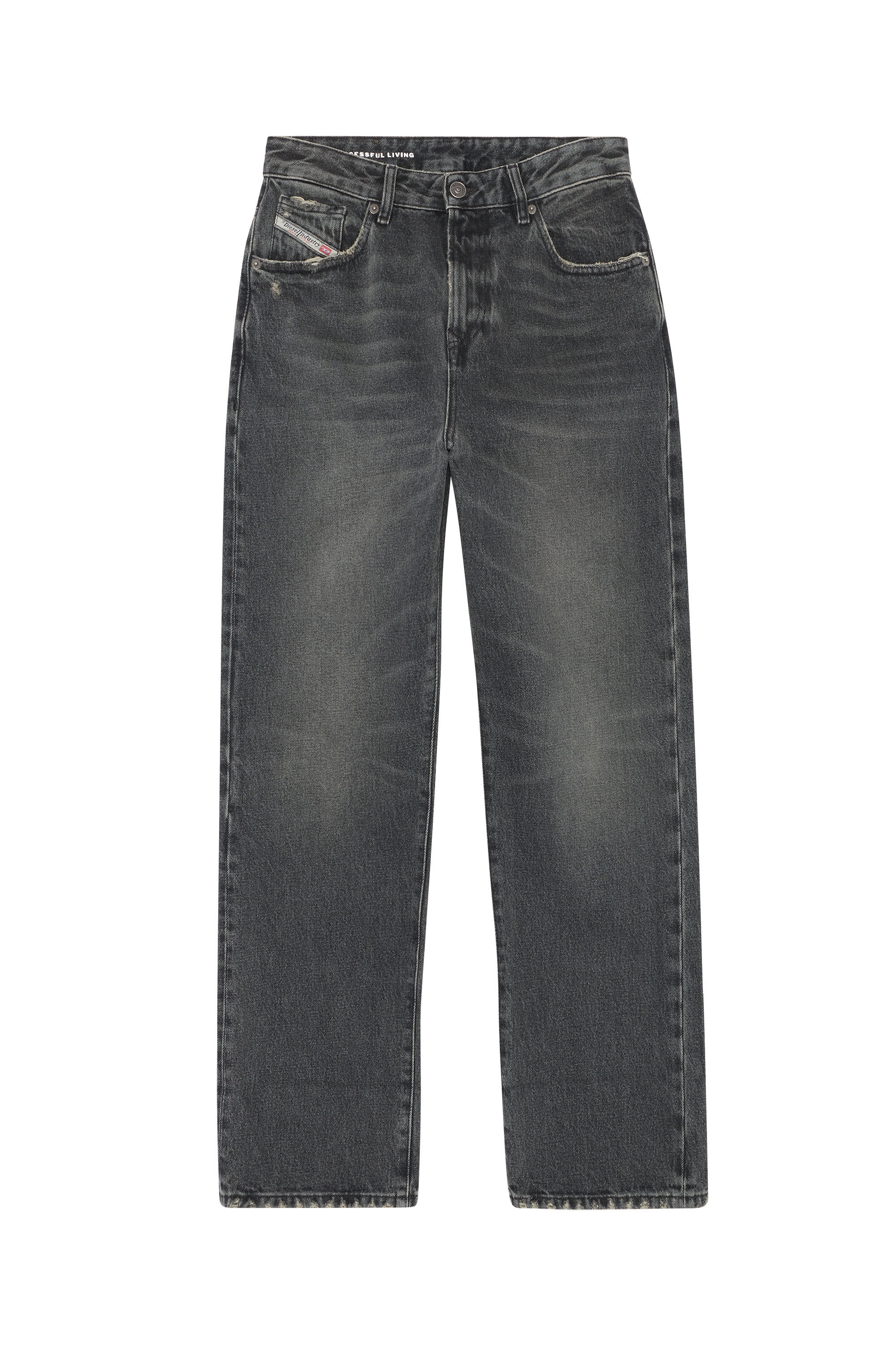 Diesel - Straight Jeans 1999 D-Reggy 007K8, Black/Dark grey - Image 2