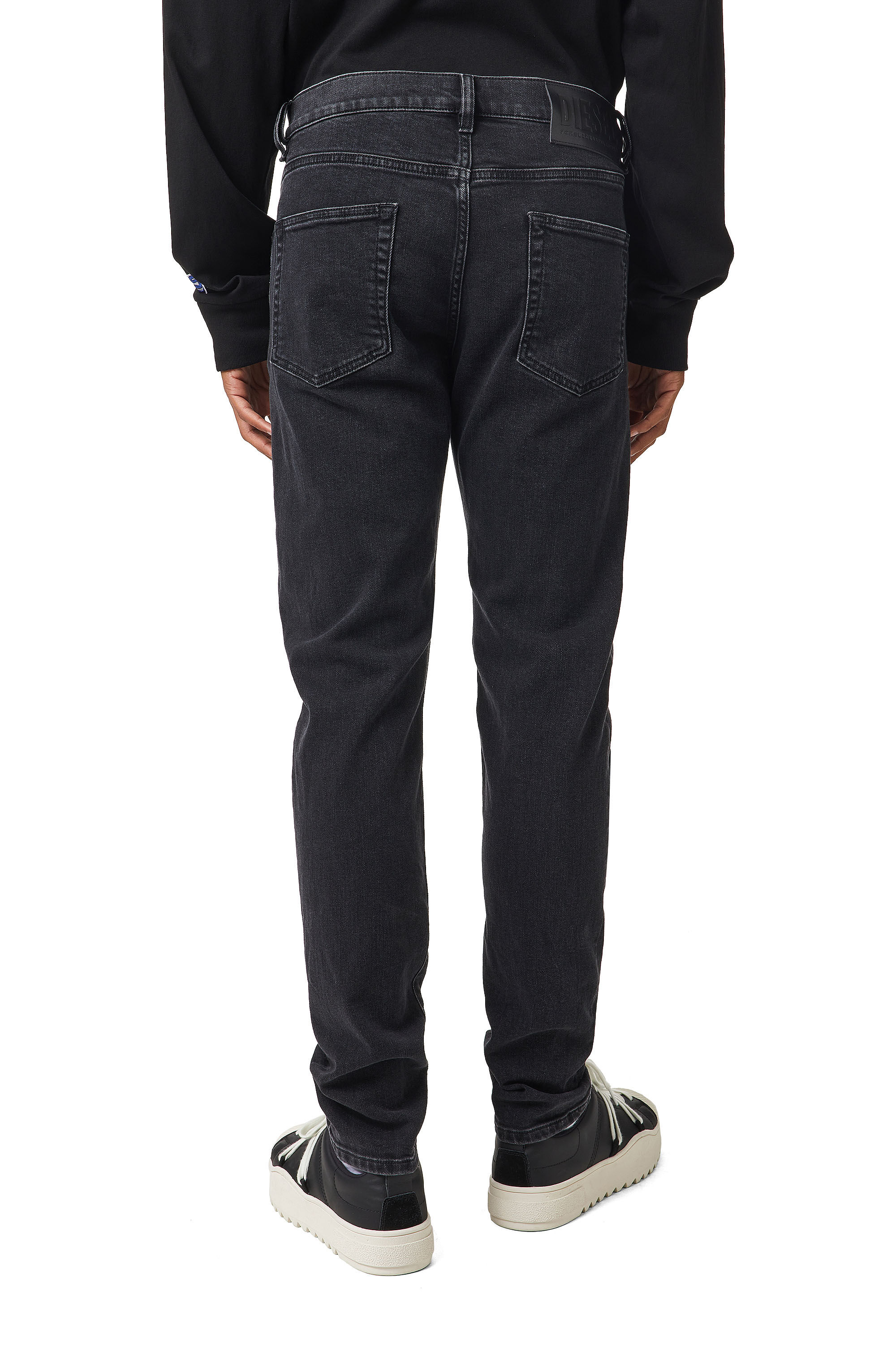 Diesel - D-Strukt Slim Jeans 09A14, Black/Dark grey - Image 4