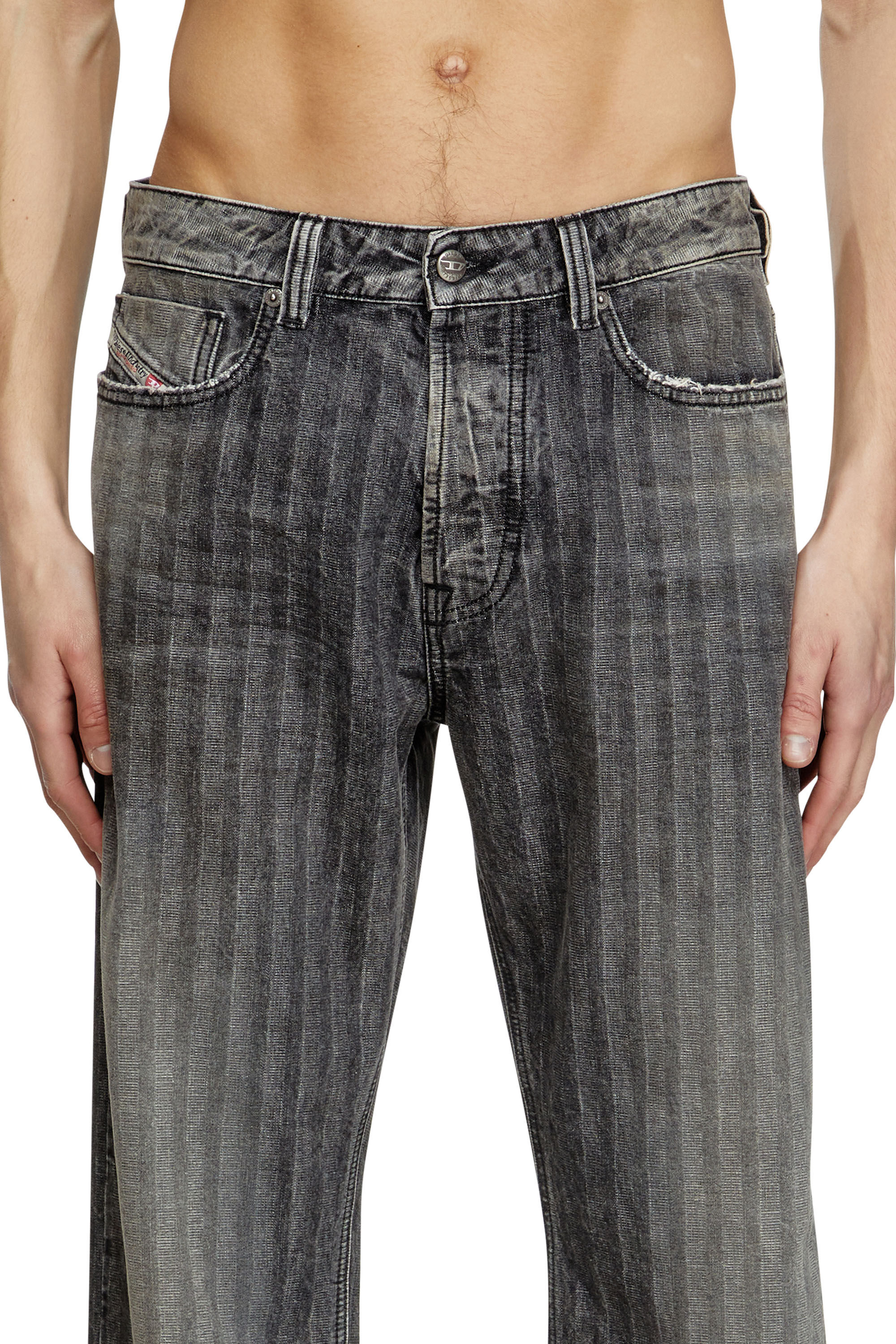 Diesel - Relaxed Jeans 1980 D-Eeper 09L59 Hombre, Gris Claro - 5