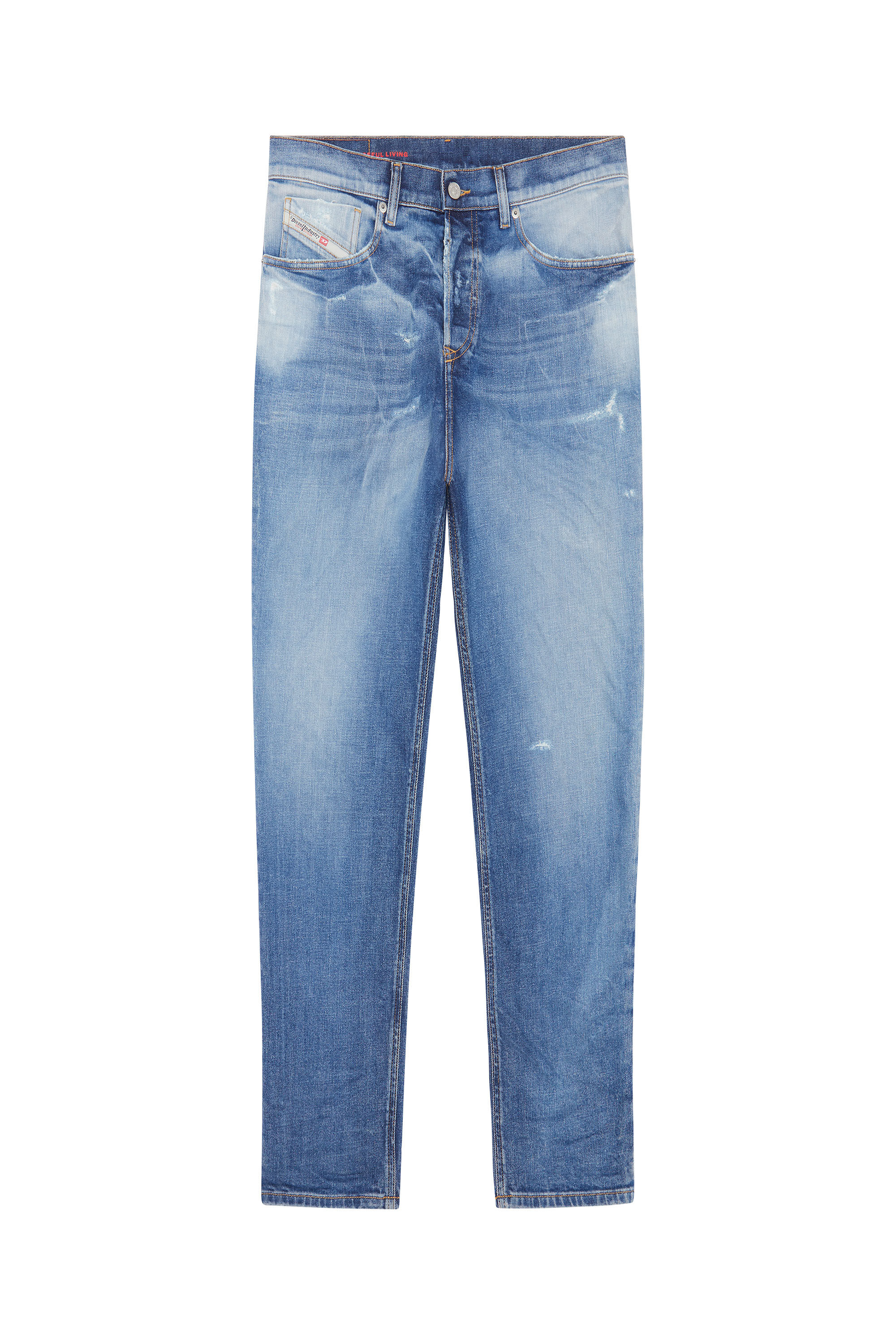 Diesel - Tapered Jeans 2005 D-Fining 09E16, Medium blue - Image 2