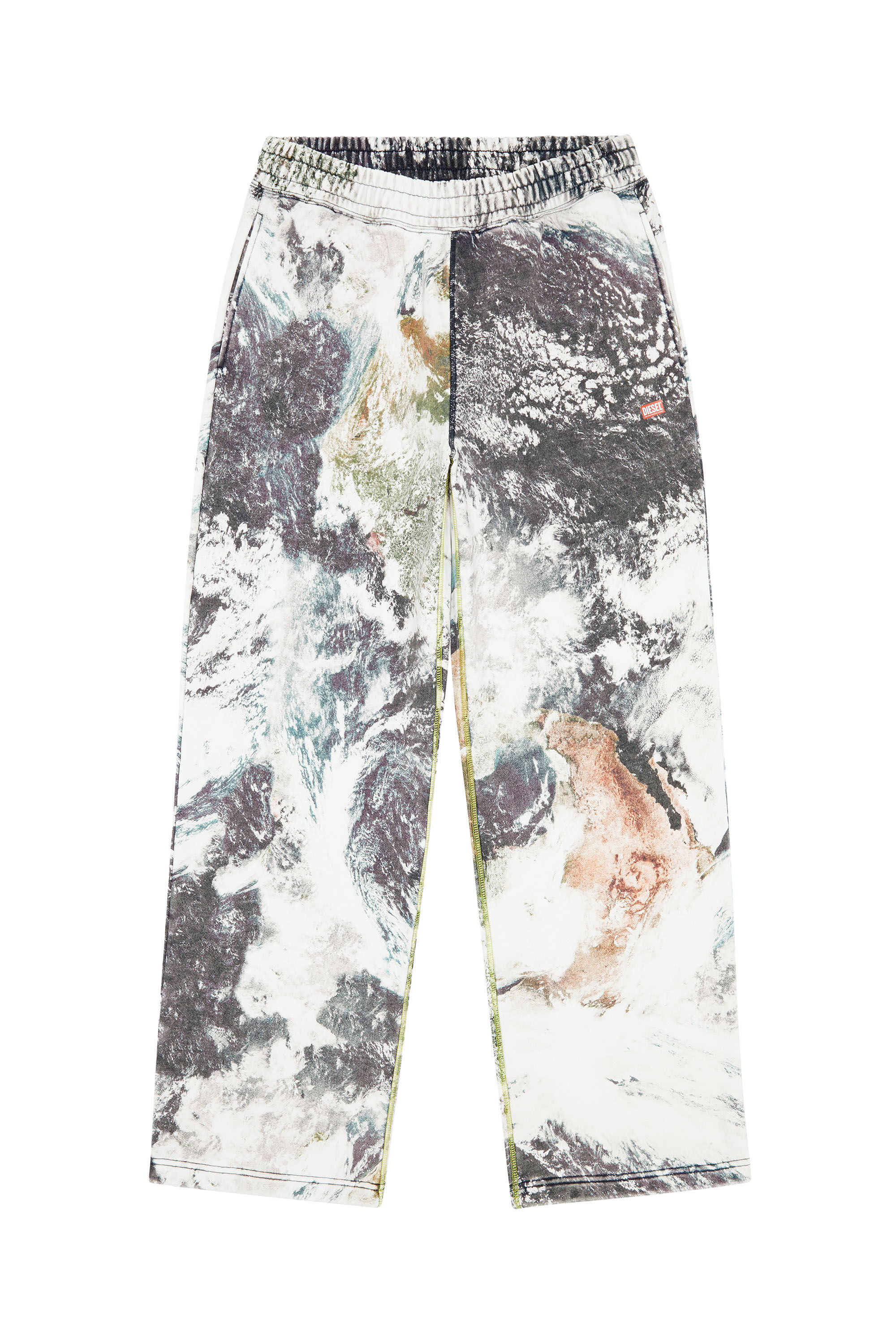 Diesel - P-MARTAS, Pantalones de chándal con estampado Planet Hombre in Multicolor - 2