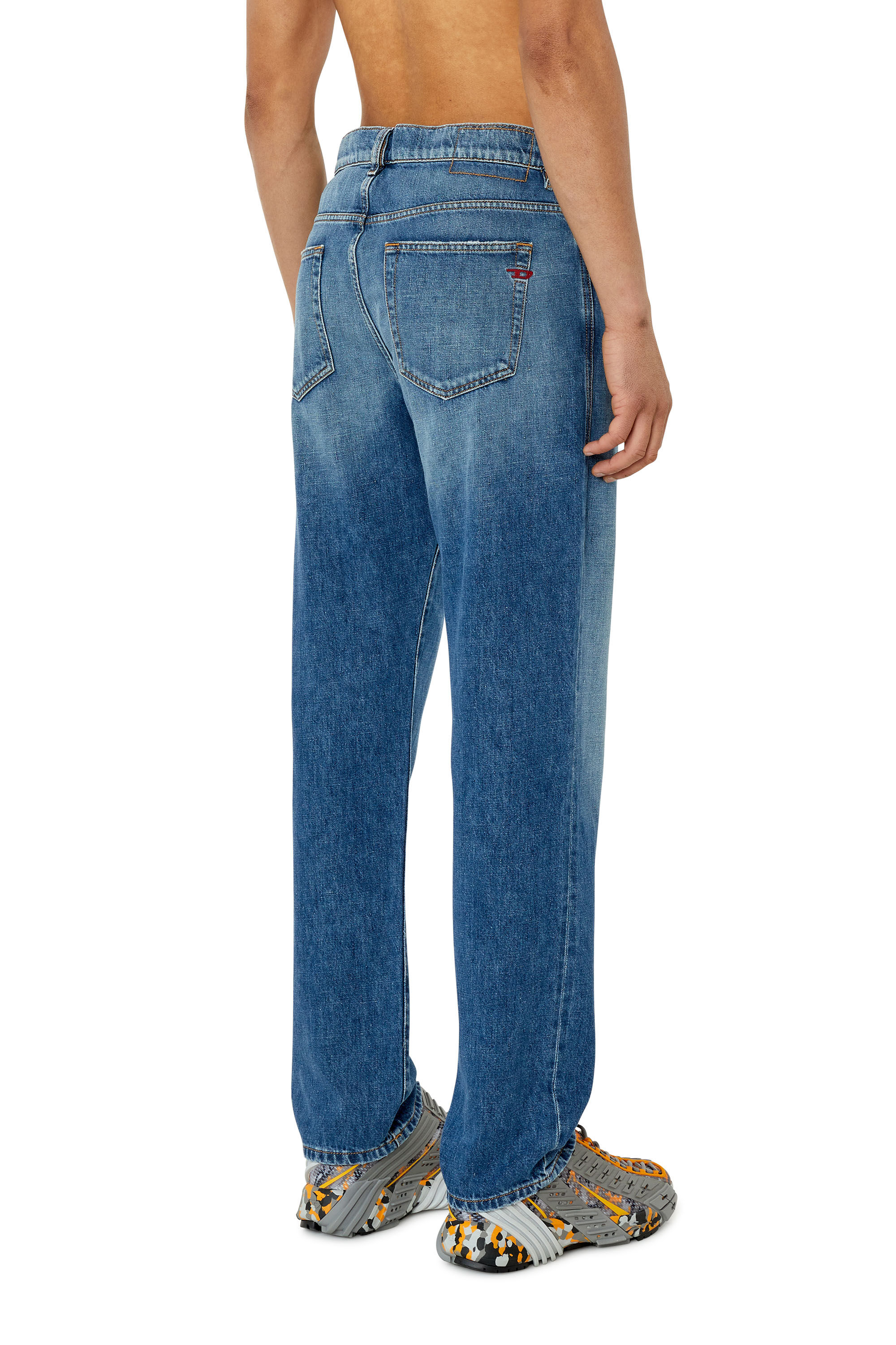 Diesel - Straight Jeans 2020 D-Viker 09F25 Hombre, Azul medio - 4