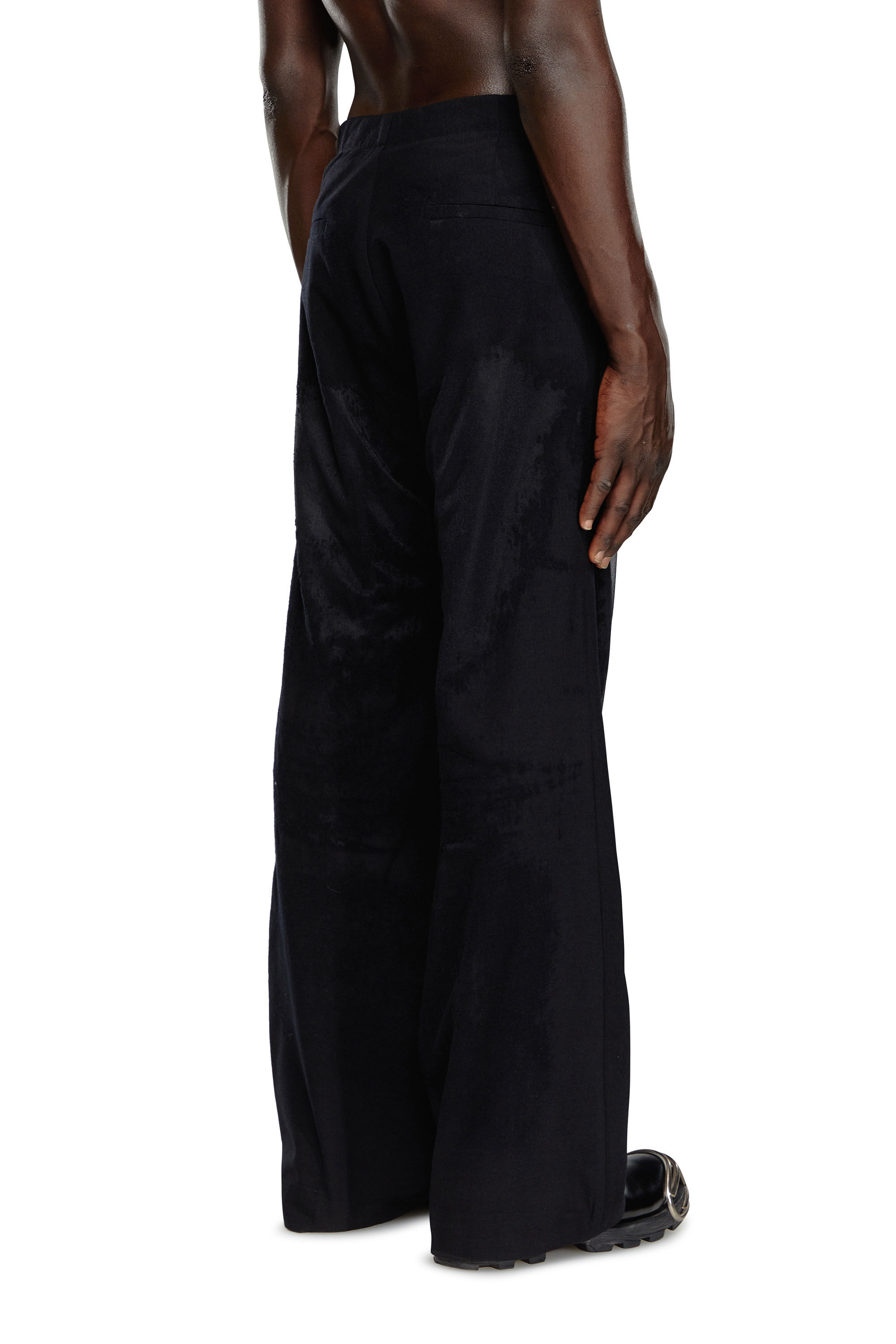 高価値 cool burn-out in Pants Men's wool Diesel | Black | メンズウェア