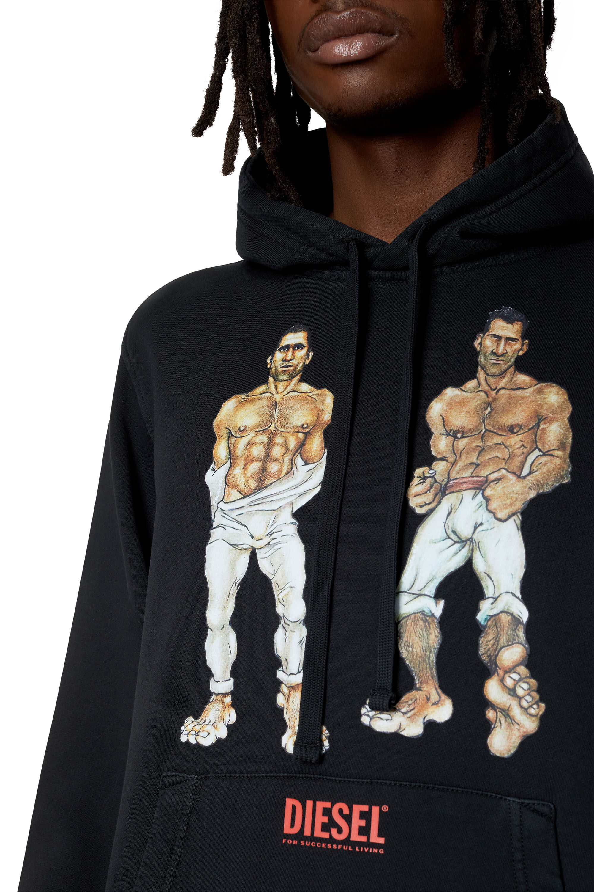 Diesel - PR-S-GINN-HOOD-P1, Black - Image 5