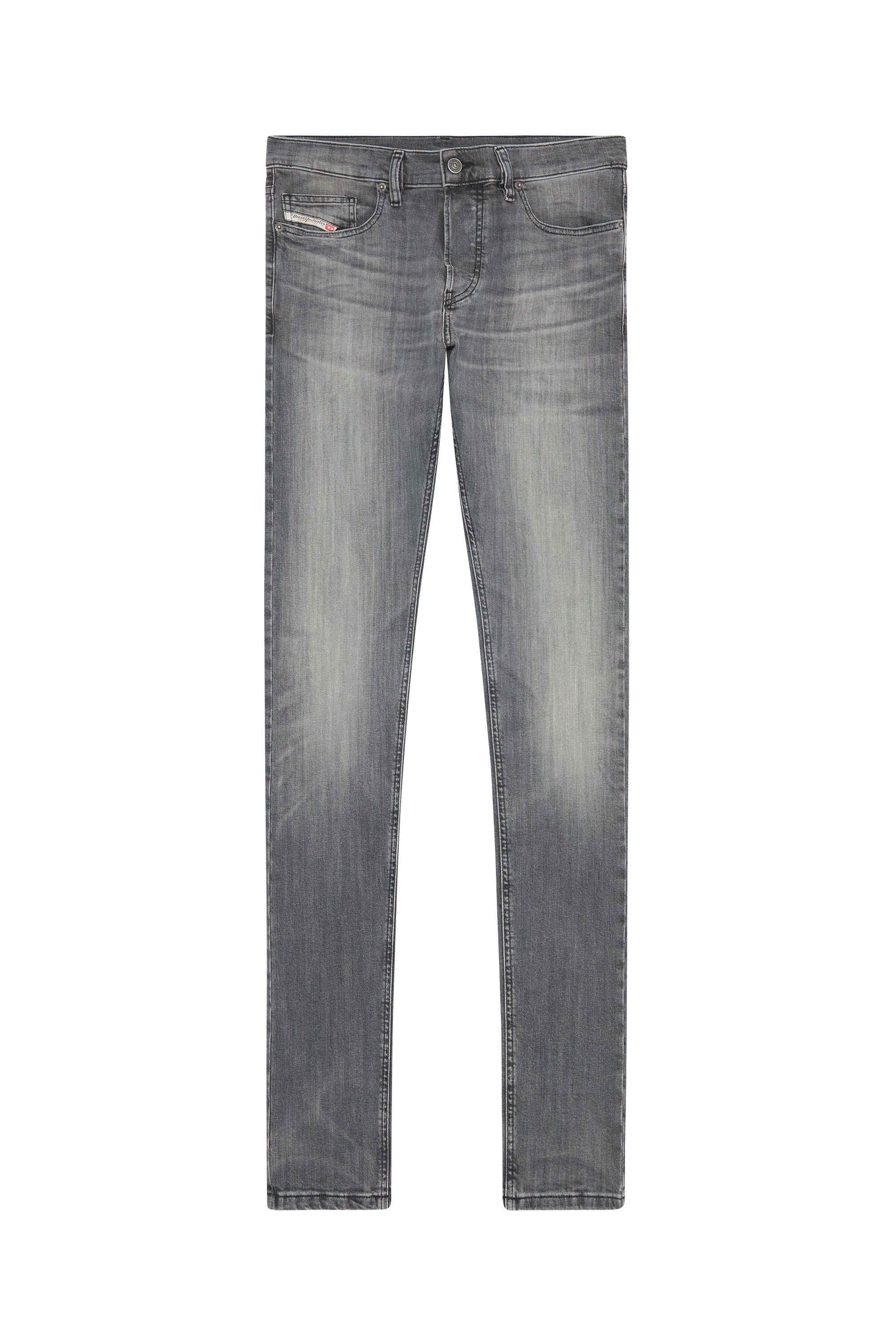 Diesel - D-Luster 0BJAX Slim Jeans, Black/Dark grey - Image 2
