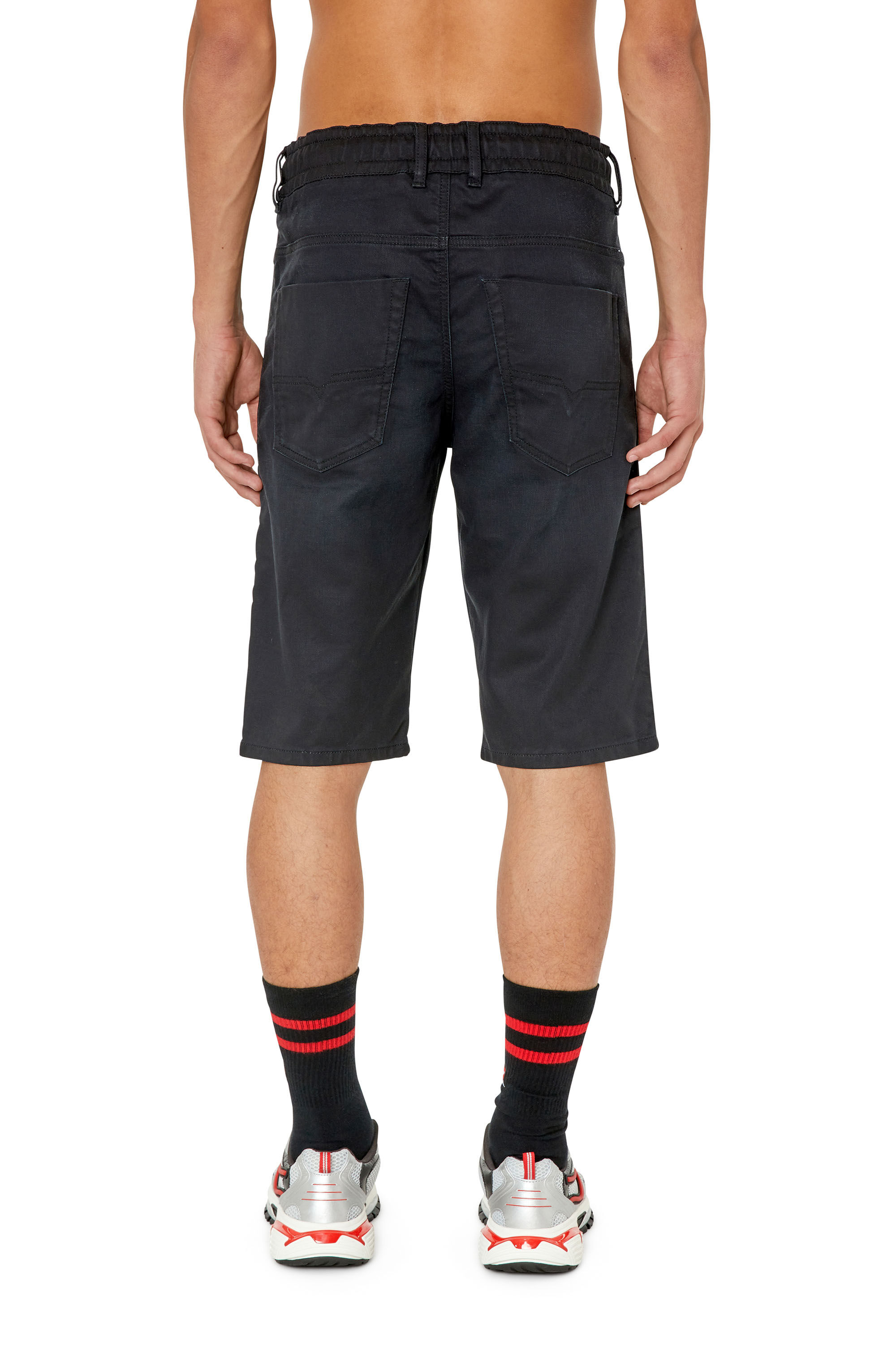 D-KROOSHORT-Z JOGGJEANS Man: Shorts knee-length in Track Denim| Diesel