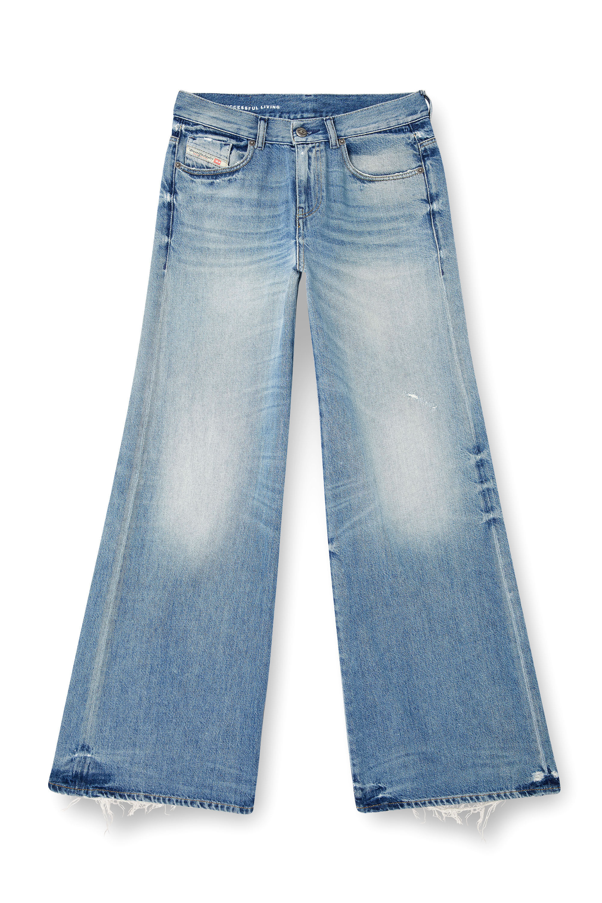Diesel - Flare Jeans 1978 D-Akemi 09M07 Mujer, Azul Claro - 2