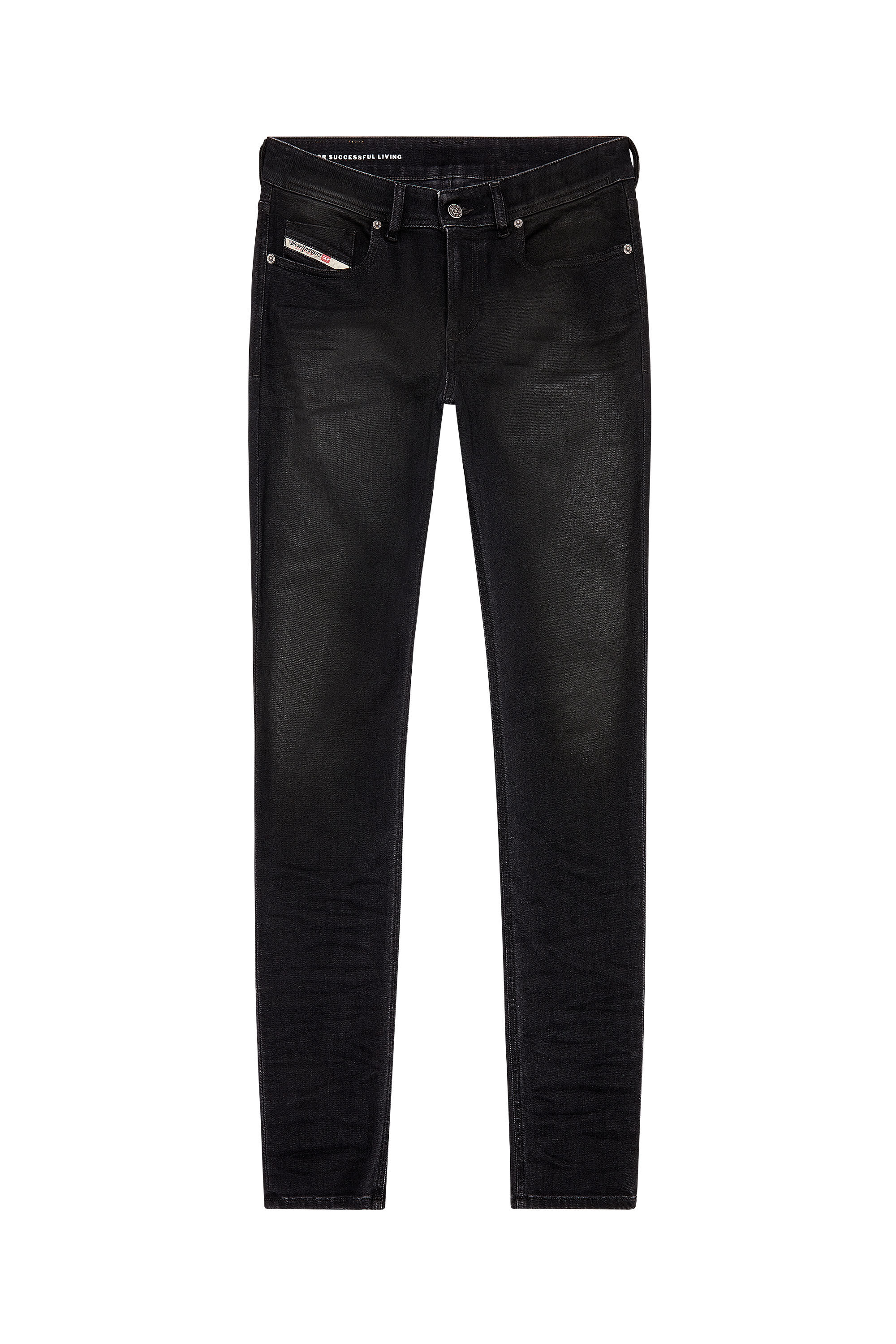 Men's Skinny Jeans | Black/Dark grey | Diesel 1979 Sleenker