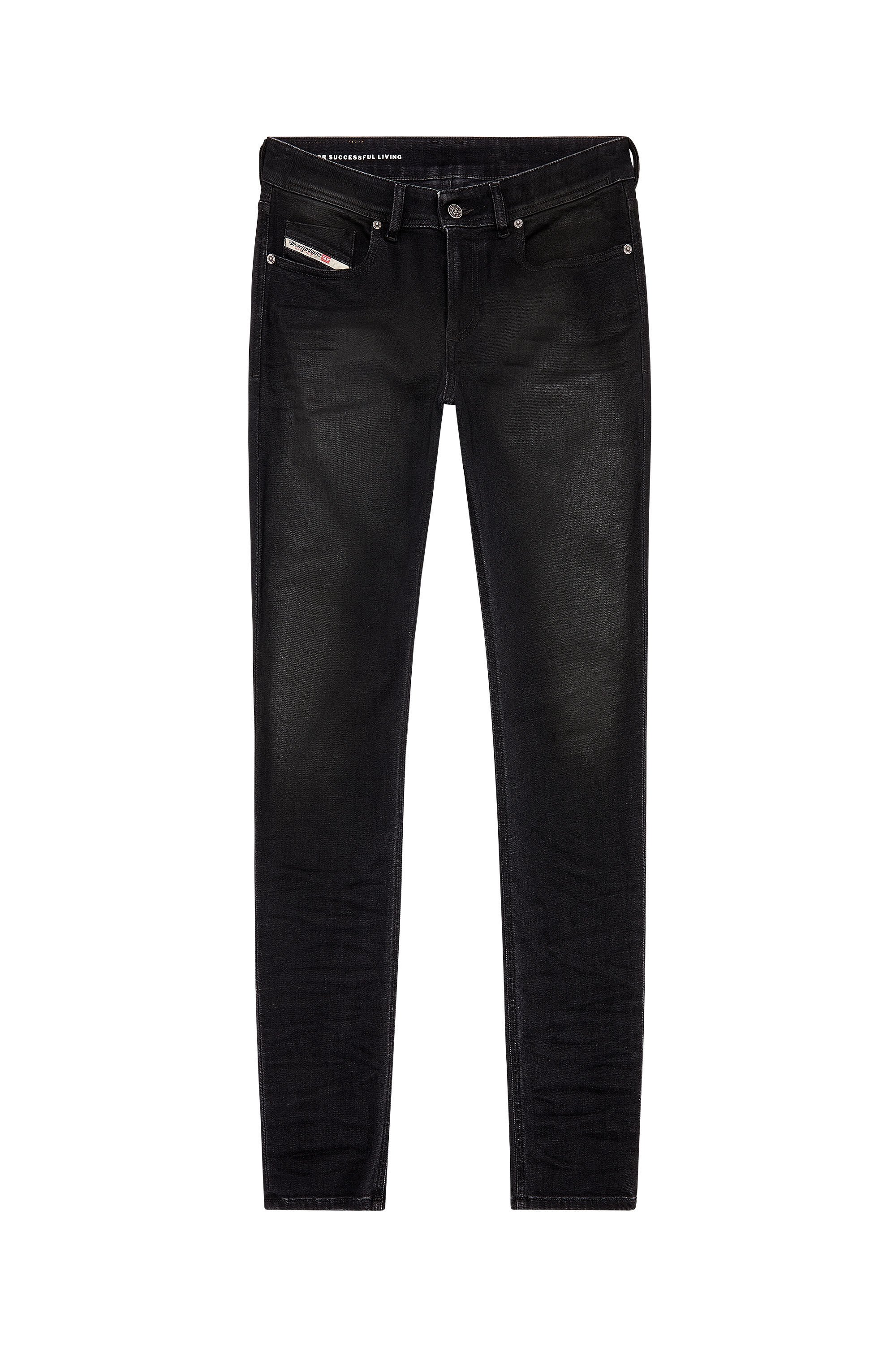 Diesel - Skinny Jeans 1979 Sleenker 09H94, Black/Dark grey - Image 2