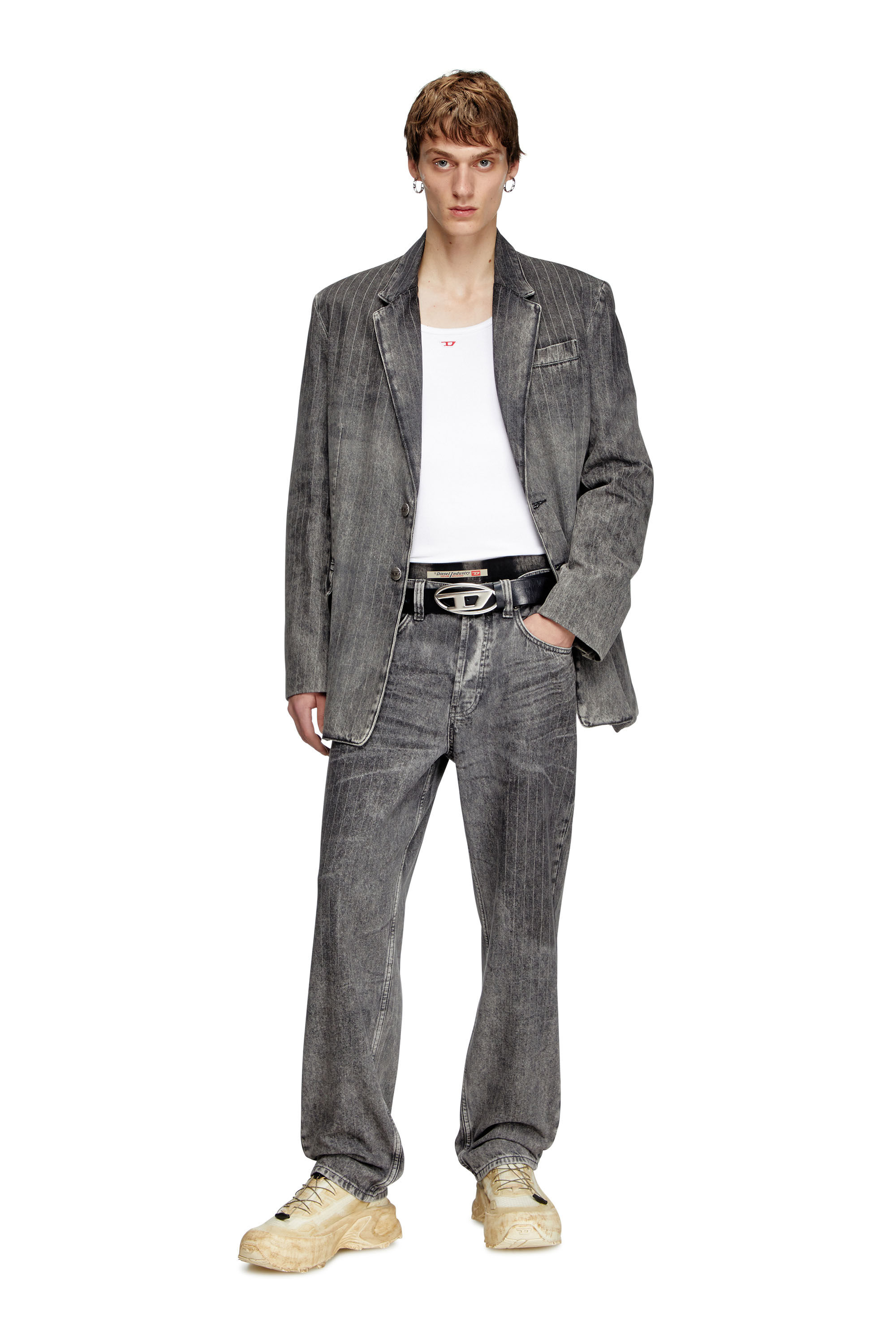 Men's Regular Jeans | Light Grey | Diesel 2024 D-Macs Men's Regular Jeans | Light Grey | Diesel 2024 D-Macs