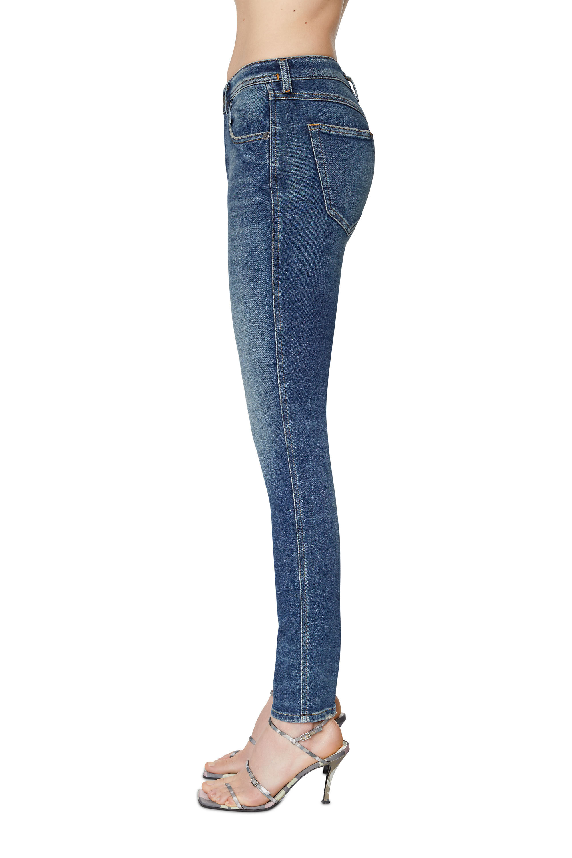 Diesel - Skinny Jeans 2015 Babhila 09D99, Azul medio - Image 6