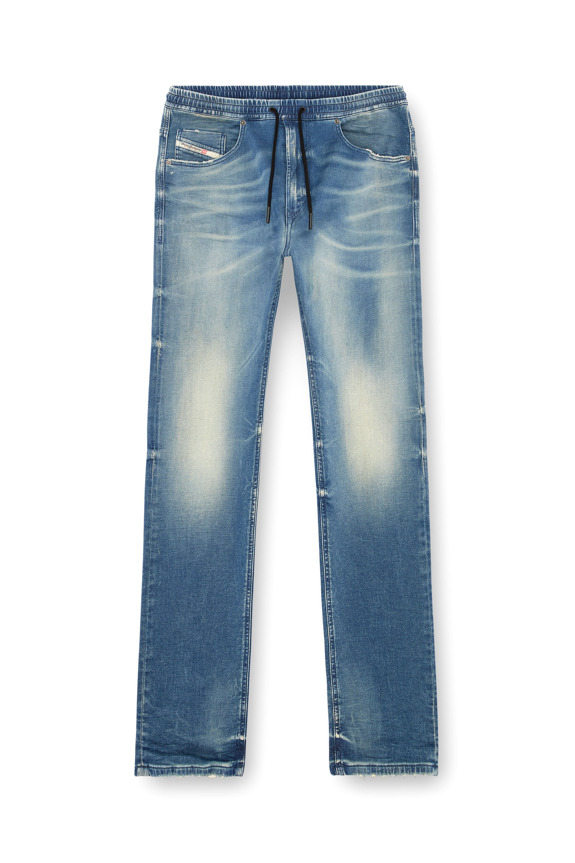 Diesel - Regular 2030 D-Krooley Joggjeans® 068MG Hombre, Azul medio - 2