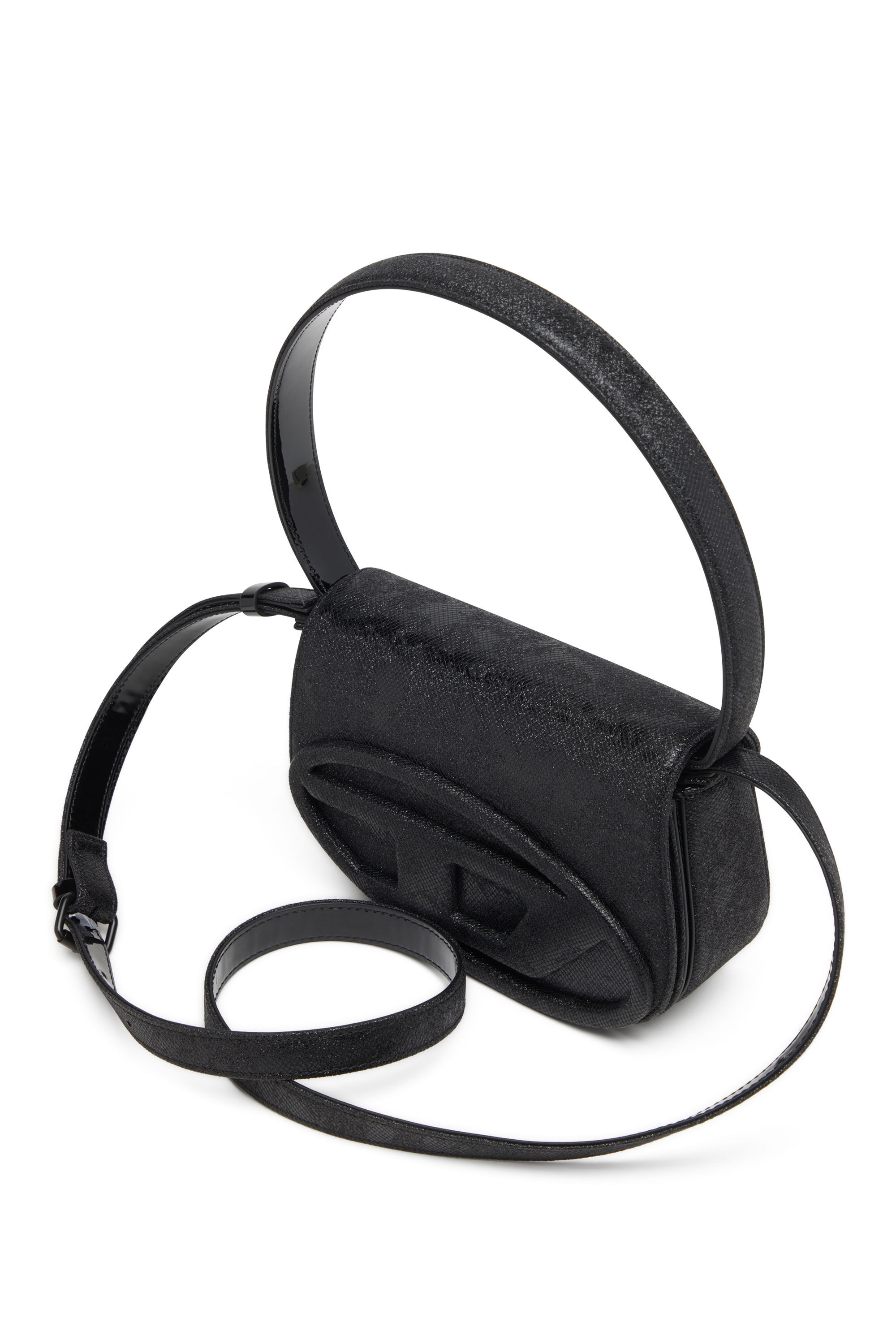 Diesel - 1DR, Woman's 1DR-Iconic 1DR bag in glitter-camo Lurex in null - 5