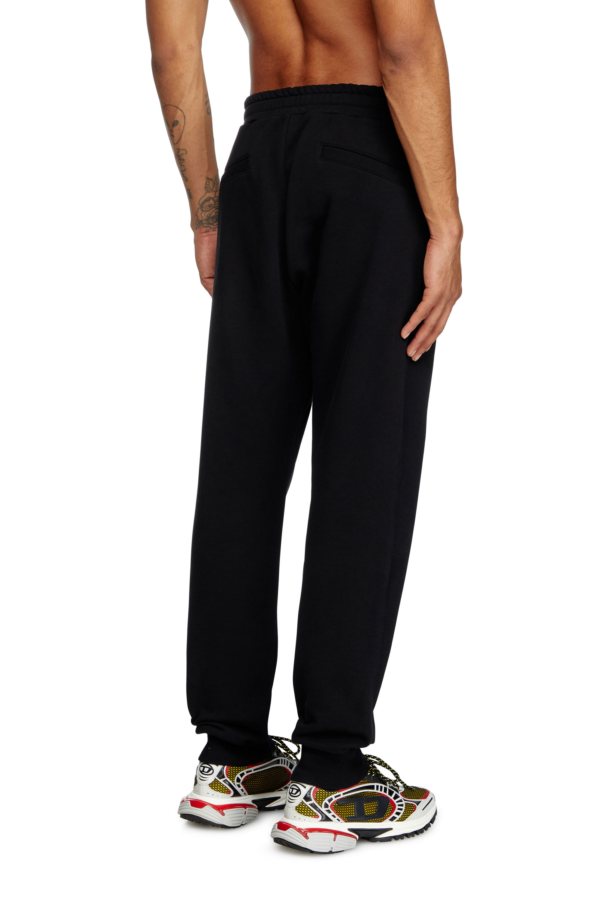 Diesel - P-TARY-DIV, Man's Sweatpants with logo embroidery in Black - 5