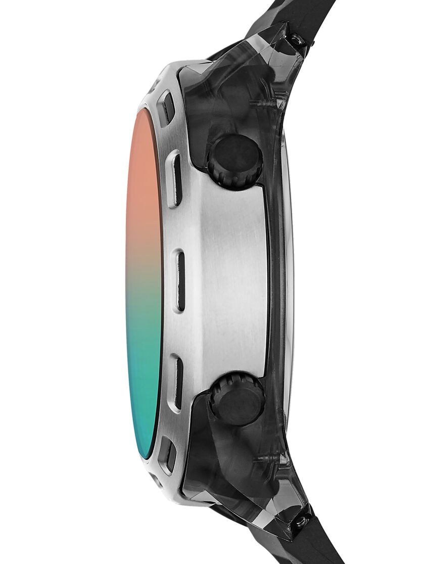 Dz1893 Man Crusher Digital Black Silicone Watch Diesel