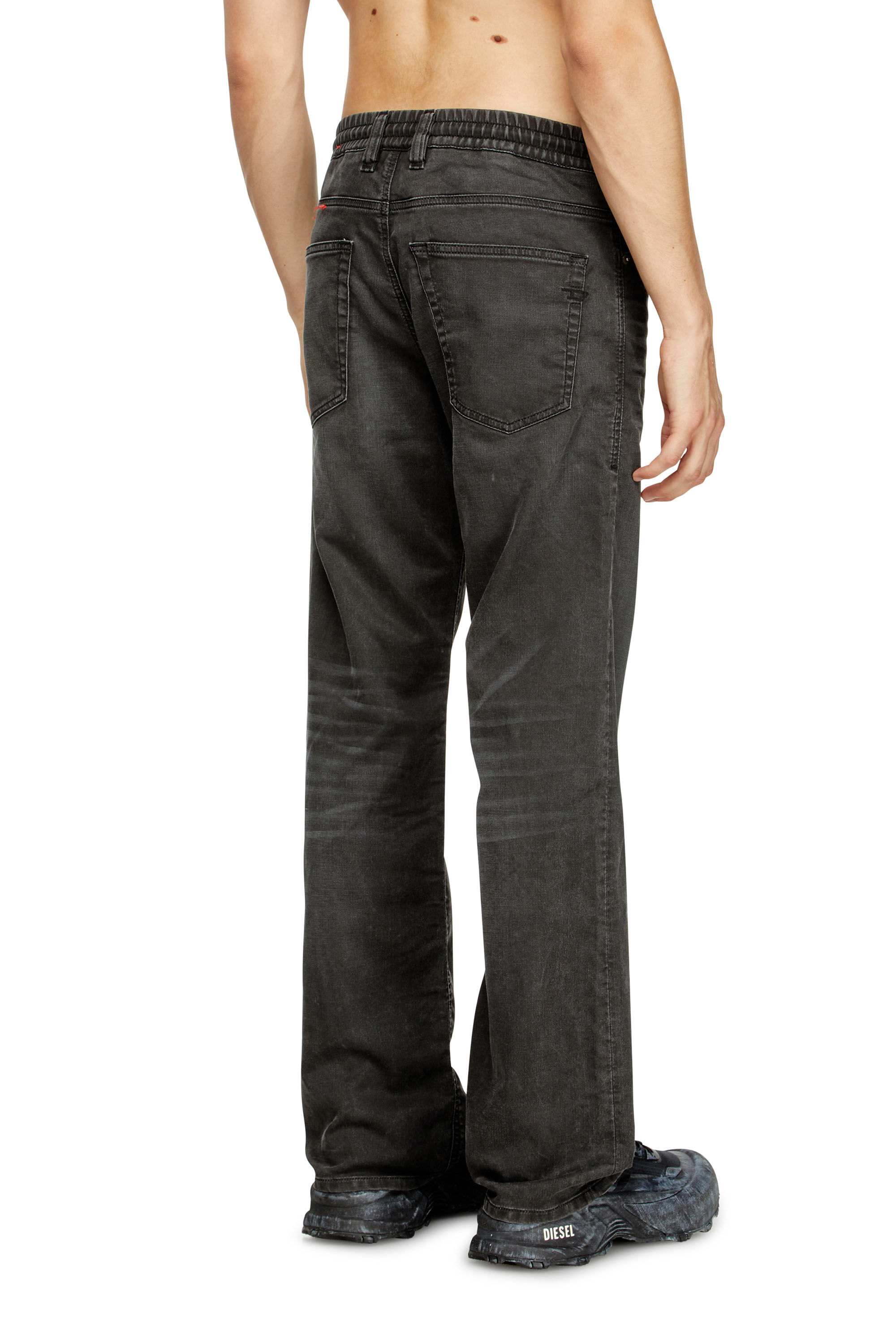 【美品✨】DIESELディーゼル ジョグジーンズ 2080 D-REELJOGG Men's Relaxed Jeans | Black/Dark grey | Diesel 2080 D-Reel