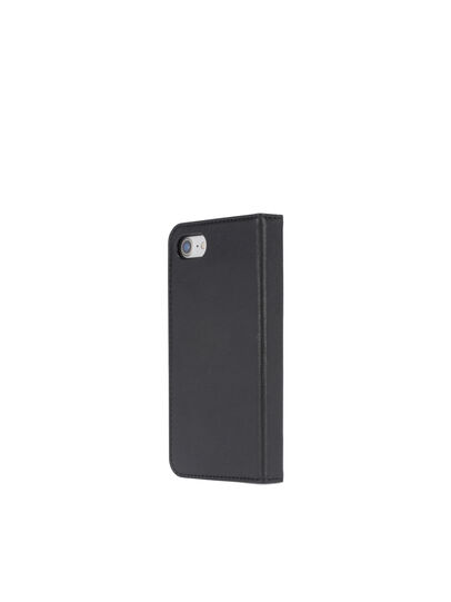 BLACK DENIM/STUD/ZIPPER IPHONE 8/7 FOLIO, Black Diesel - BLACK DENIM/STUD/ZIPPER IPHONE 8/7 FOLIO, Black - Flip covers - Image 3
