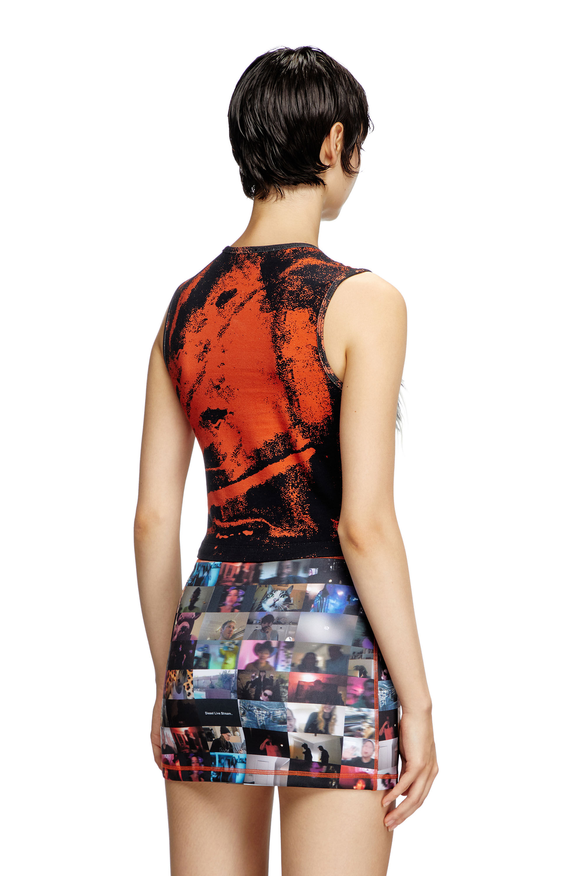 Tankaneo Women Half Sleeve Cropped T-Shirts Drop Shoulder