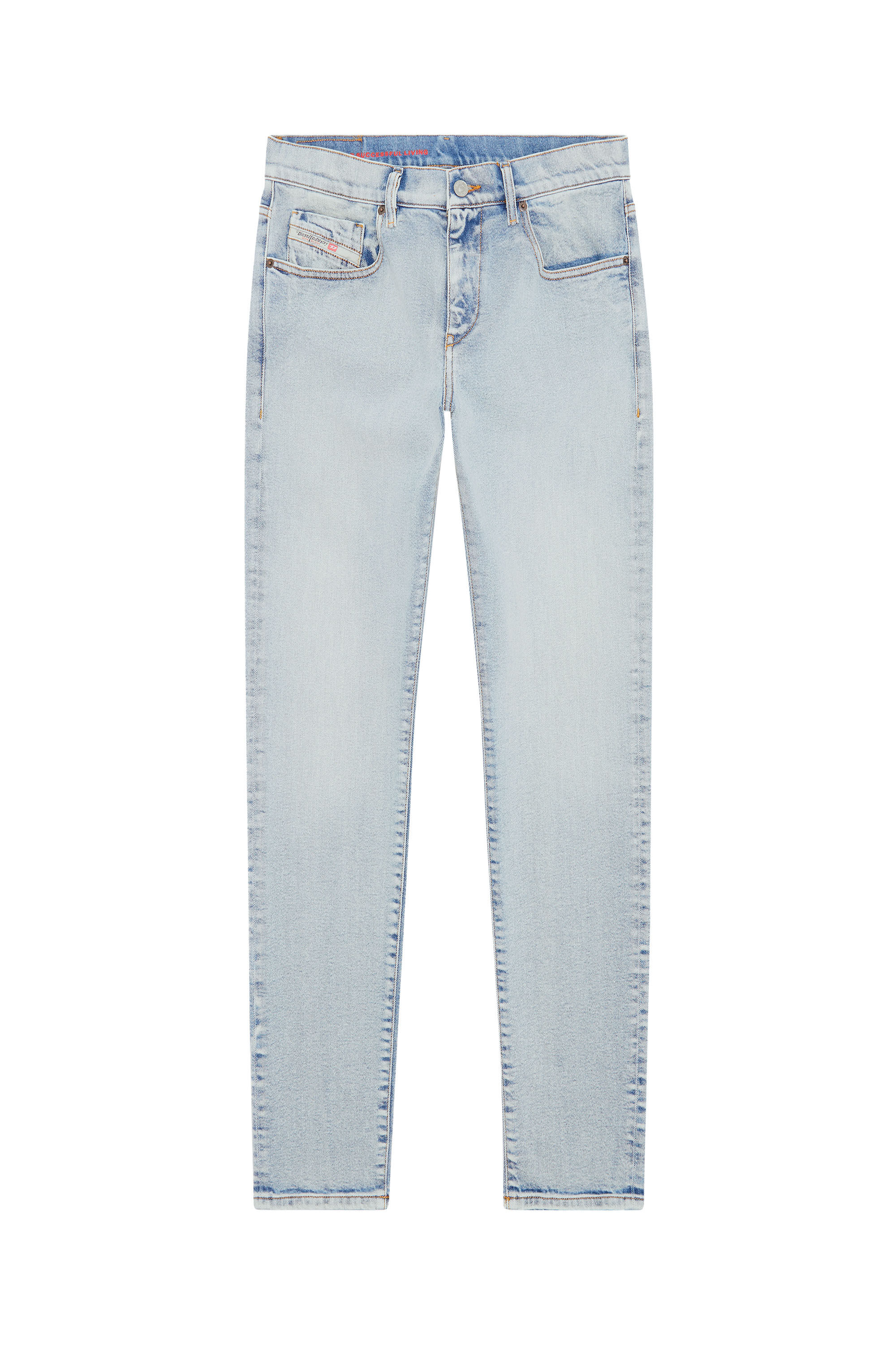 Diesel - Slim Jeans 2019 D-Strukt 9C08L Hombre, Azul Claro - 2