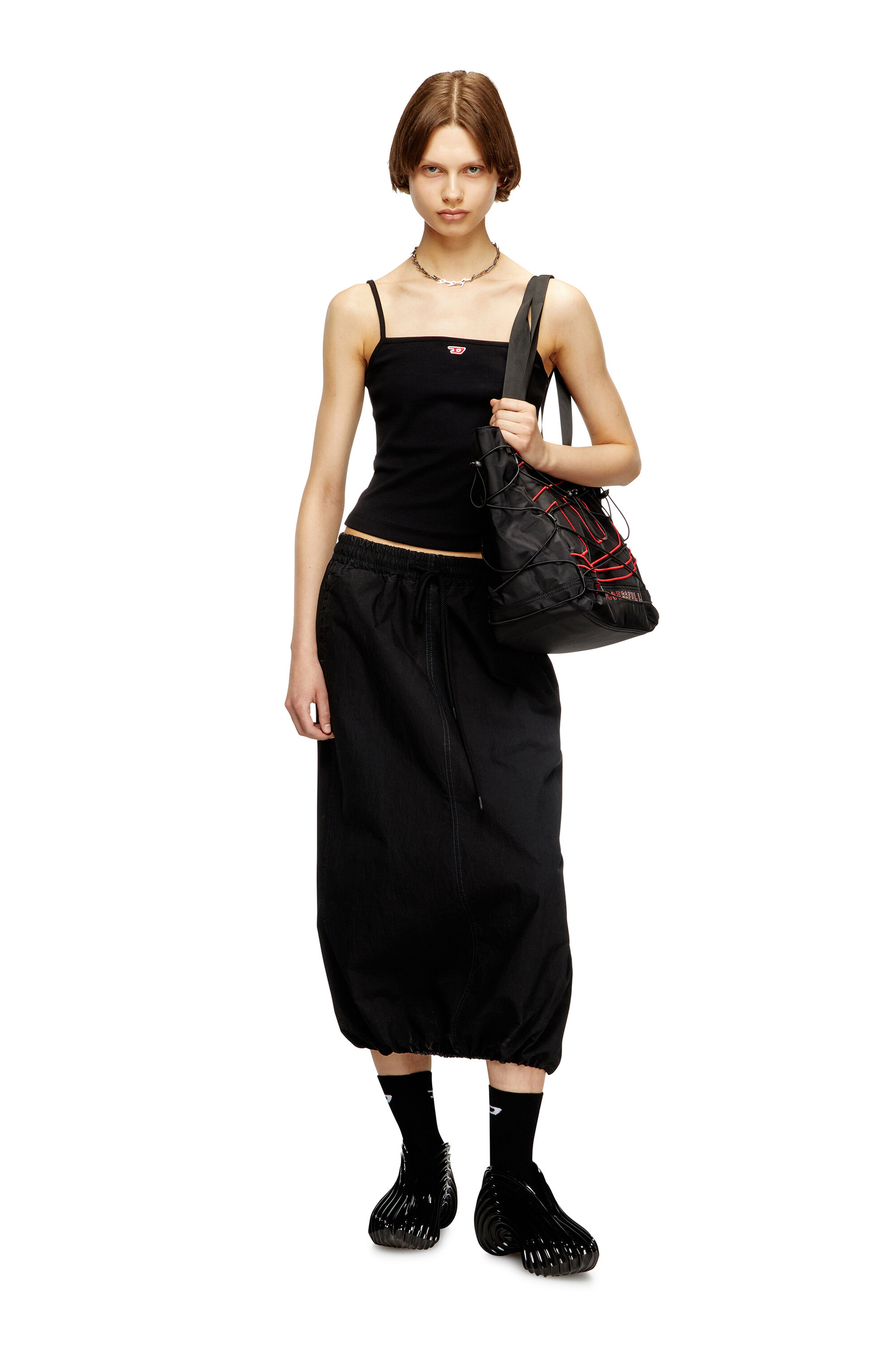DIESEL x Melissa クァンタム・スニーカー X ユニセックス Women's Slip-on sneaker in Melflex® | Black | Diesel