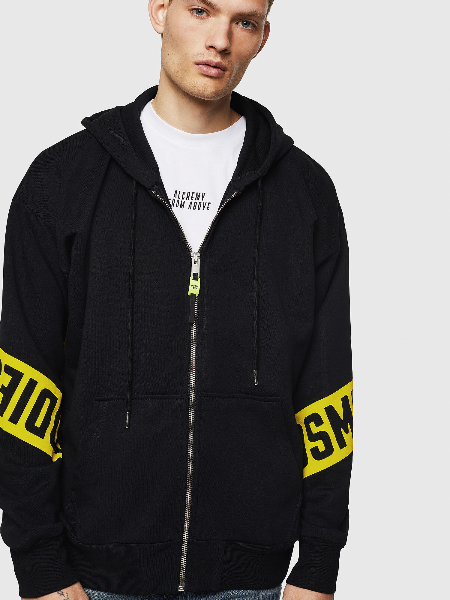diesel zip up hoodie