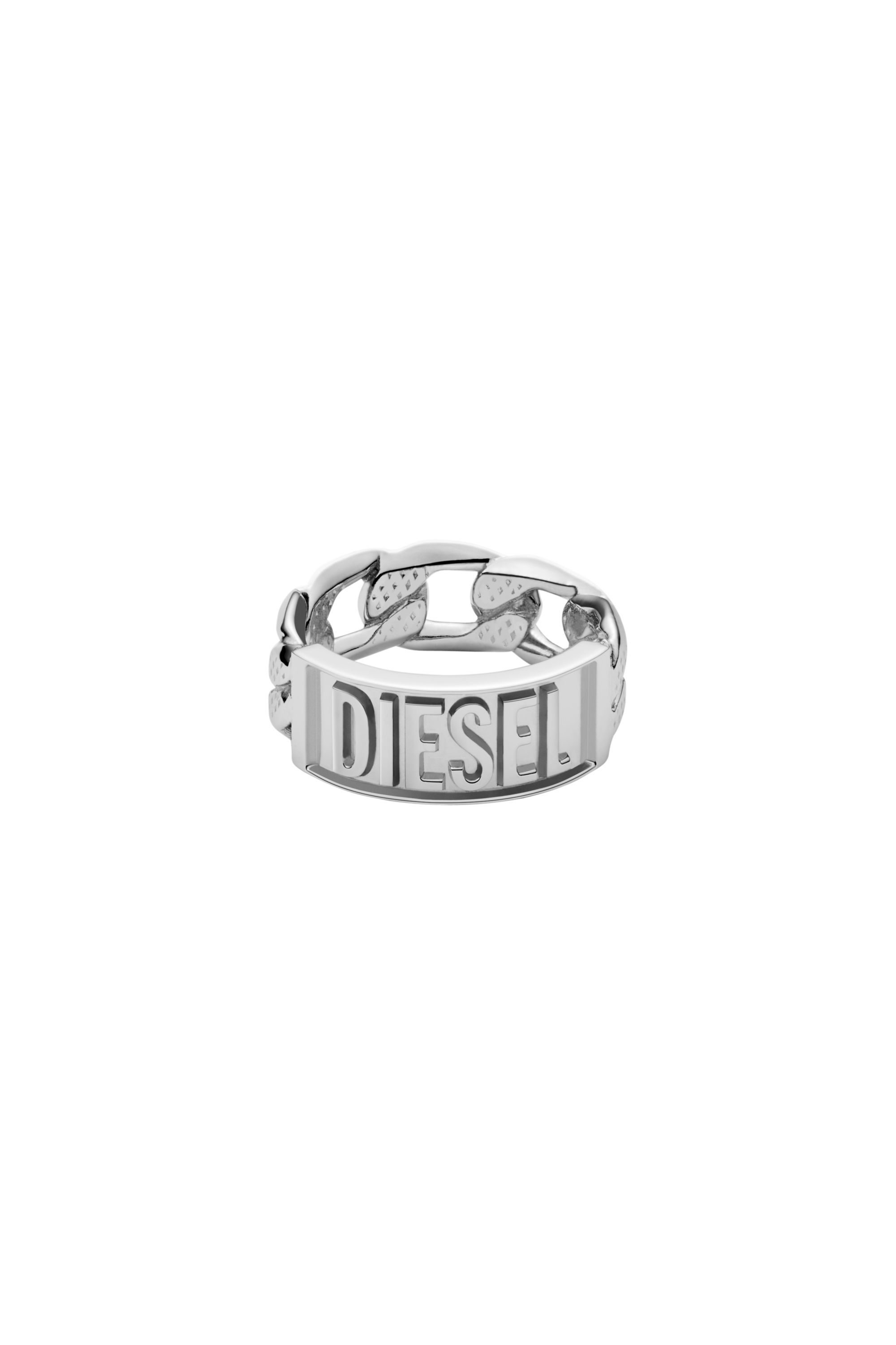DX1347 Man: Stainless steel band ring | Diesel